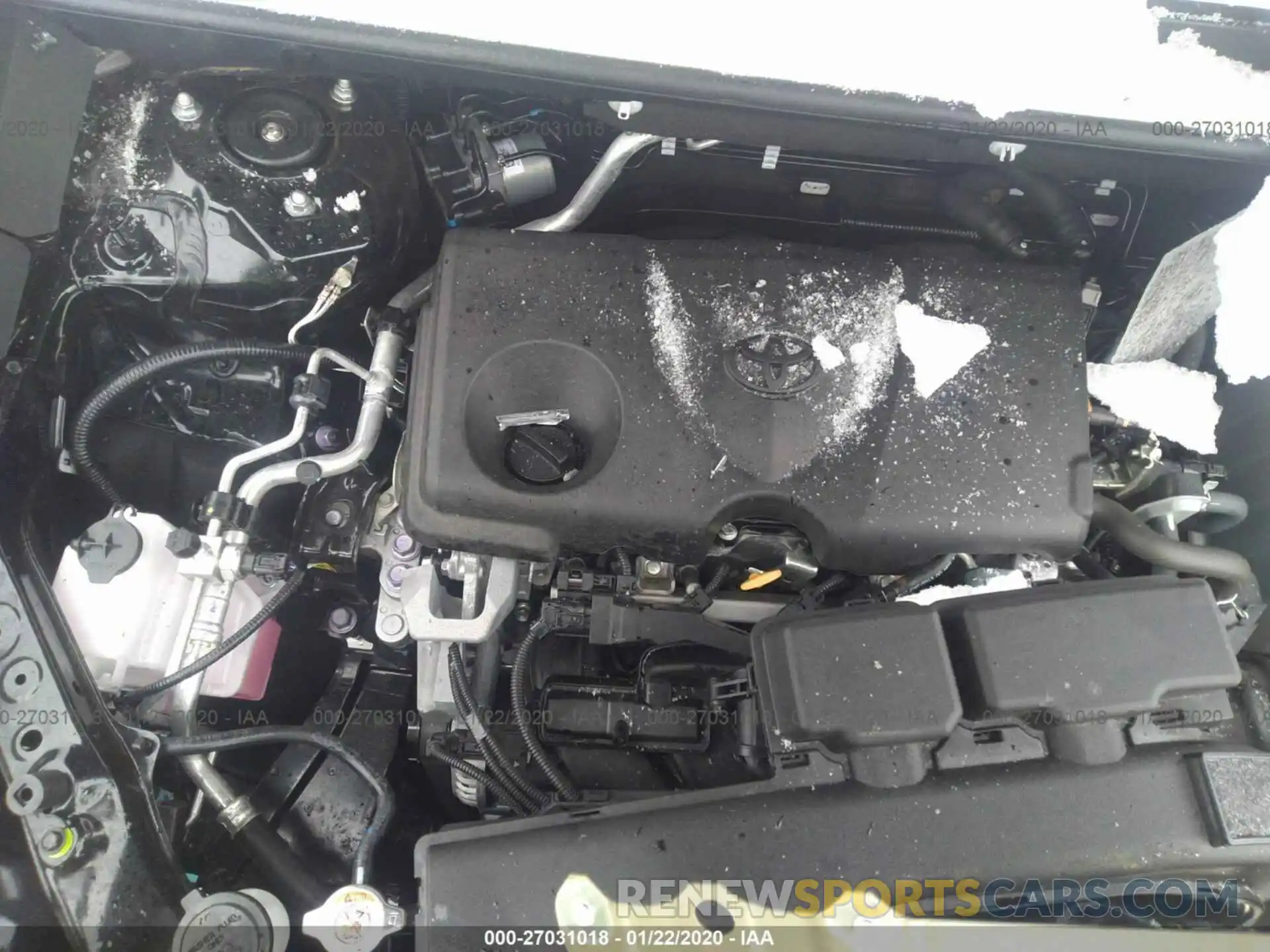 10 Photograph of a damaged car 2T3F1RFV0KW083104 TOYOTA RAV4 2019