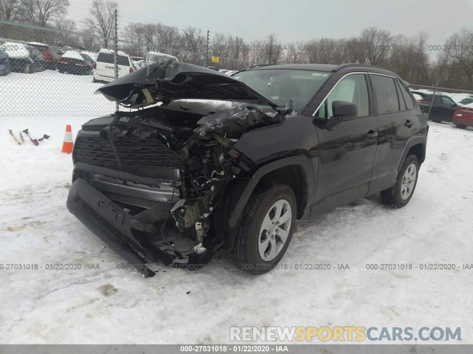 2 Photograph of a damaged car 2T3F1RFV0KW083104 TOYOTA RAV4 2019