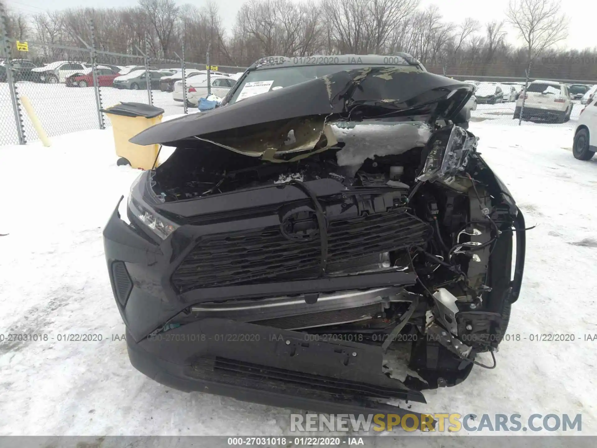 6 Photograph of a damaged car 2T3F1RFV0KW083104 TOYOTA RAV4 2019