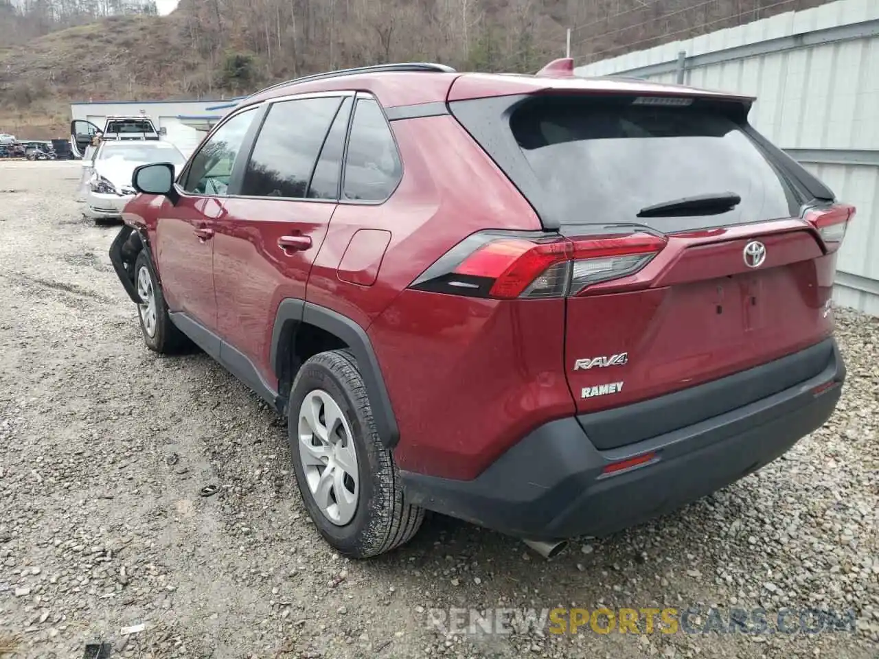 3 Photograph of a damaged car 2T3F1RFV1KC008140 TOYOTA RAV4 2019