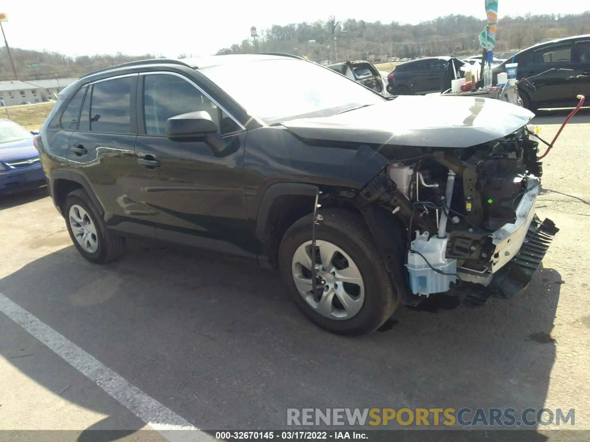 1 Photograph of a damaged car 2T3F1RFV1KC008249 TOYOTA RAV4 2019