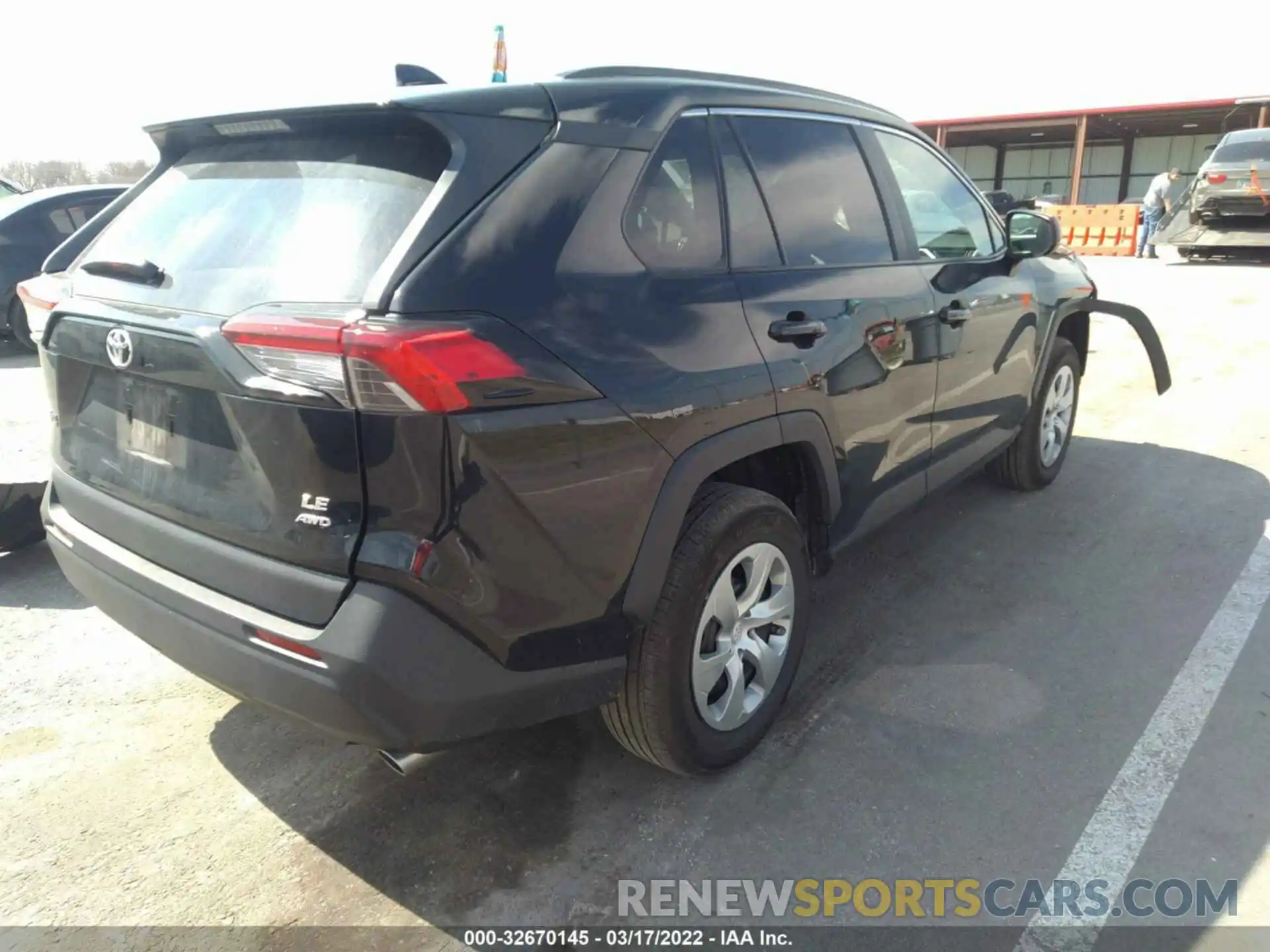 4 Photograph of a damaged car 2T3F1RFV1KC008249 TOYOTA RAV4 2019