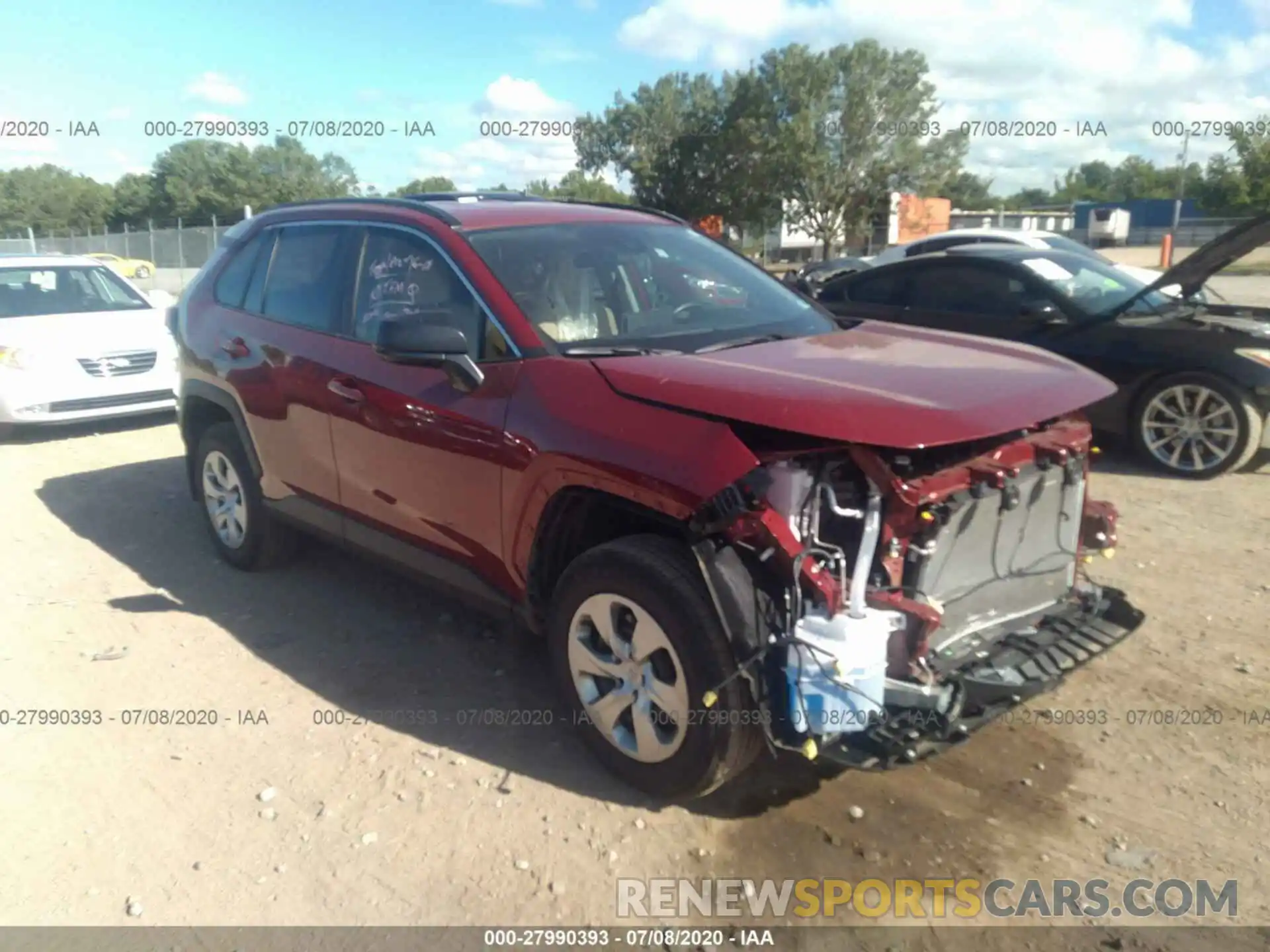 1 Photograph of a damaged car 2T3F1RFV1KC012012 TOYOTA RAV4 2019