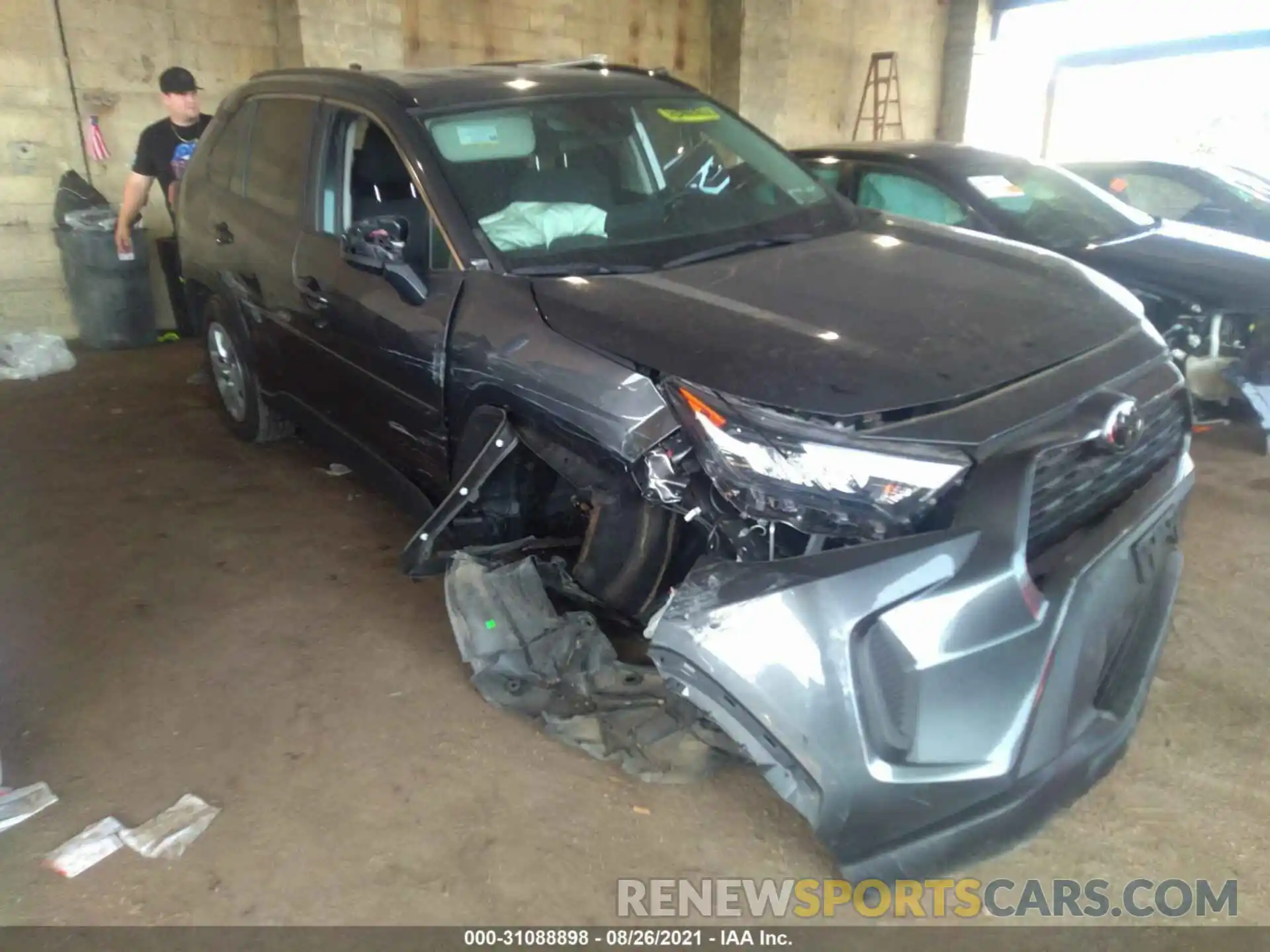 1 Photograph of a damaged car 2T3F1RFV1KC015430 TOYOTA RAV4 2019