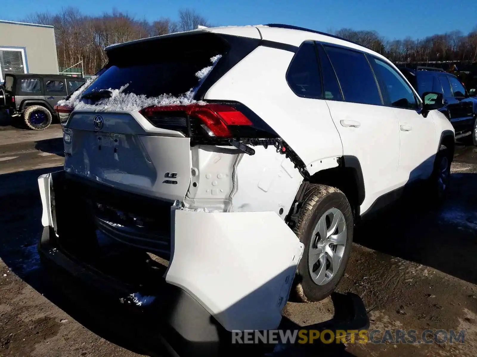 4 Photograph of a damaged car 2T3F1RFV1KC016285 TOYOTA RAV4 2019