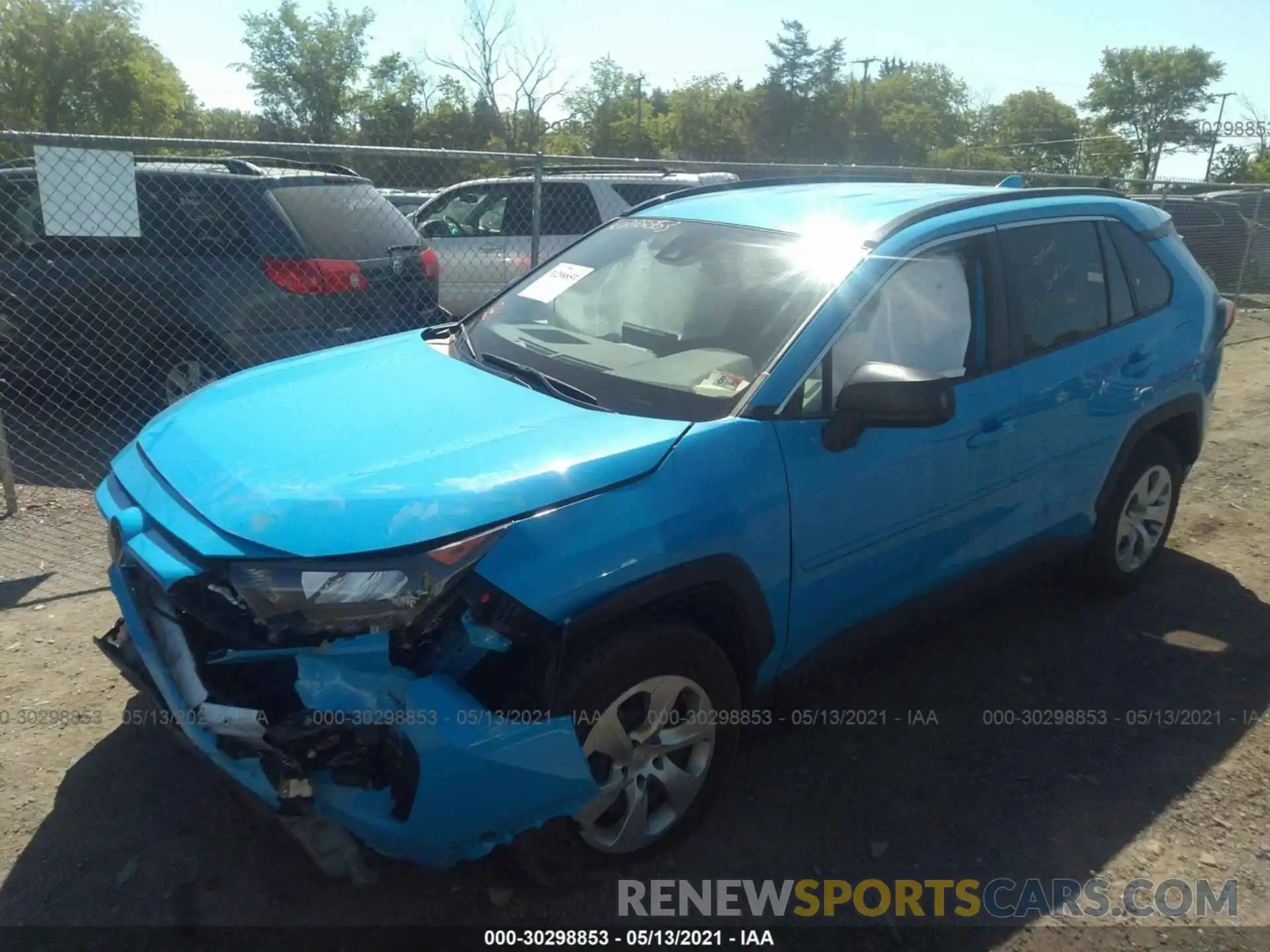 2 Фотография поврежденного автомобиля 2T3F1RFV1KC020448 TOYOTA RAV4 2019