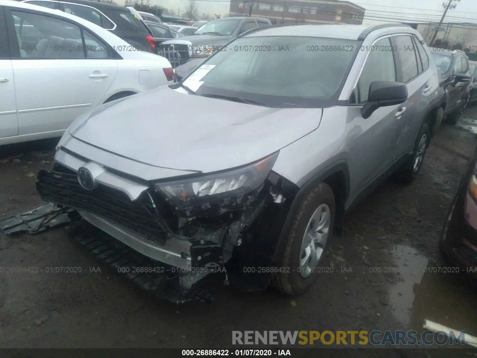 1 Photograph of a damaged car 2T3F1RFV1KC041350 TOYOTA RAV4 2019