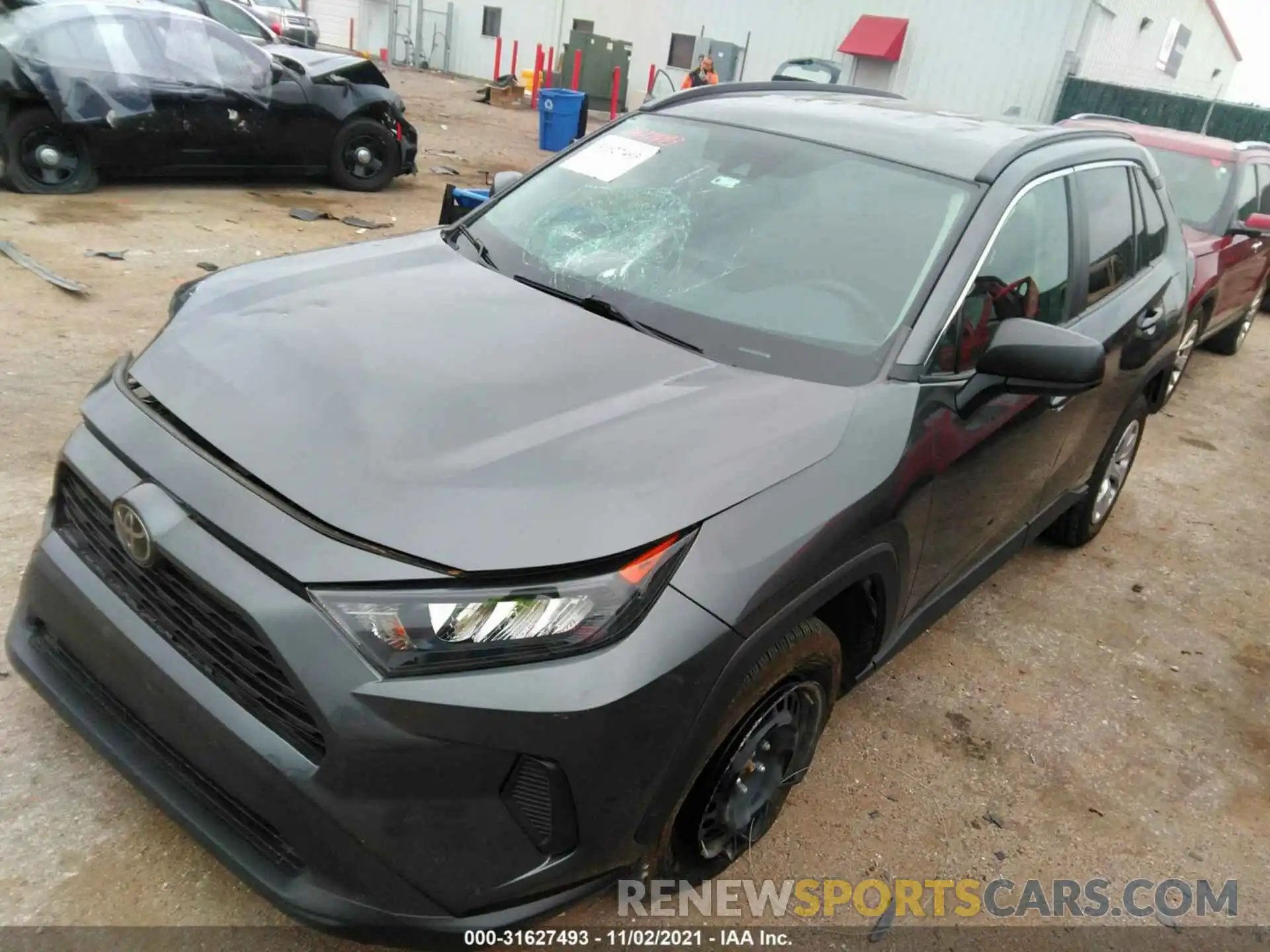 2 Photograph of a damaged car 2T3F1RFV1KC043616 TOYOTA RAV4 2019