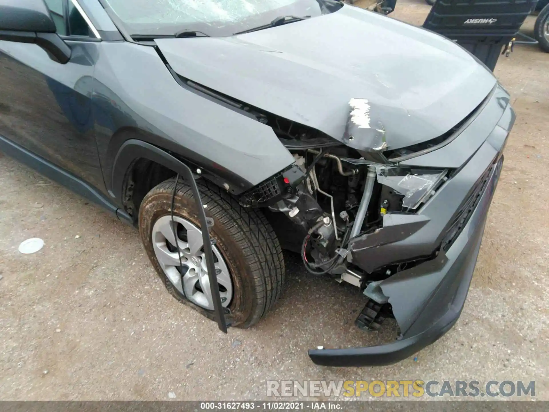 6 Photograph of a damaged car 2T3F1RFV1KC043616 TOYOTA RAV4 2019