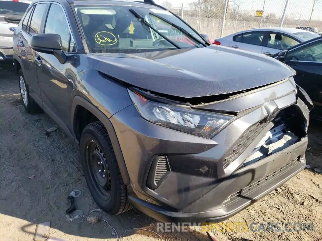 1 Photograph of a damaged car 2T3F1RFV1KC054860 TOYOTA RAV4 2019