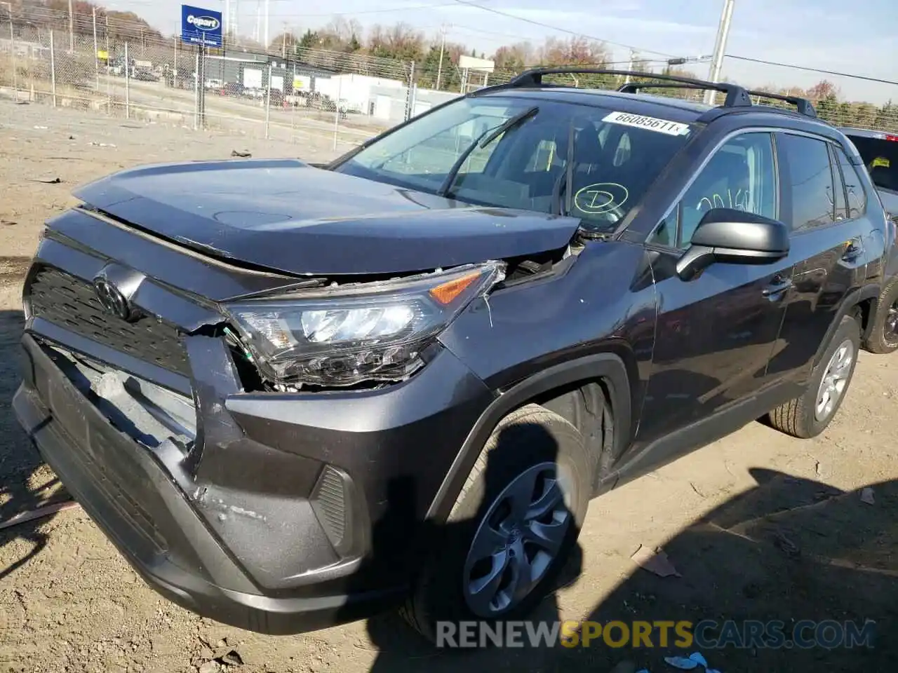 2 Photograph of a damaged car 2T3F1RFV1KC054860 TOYOTA RAV4 2019