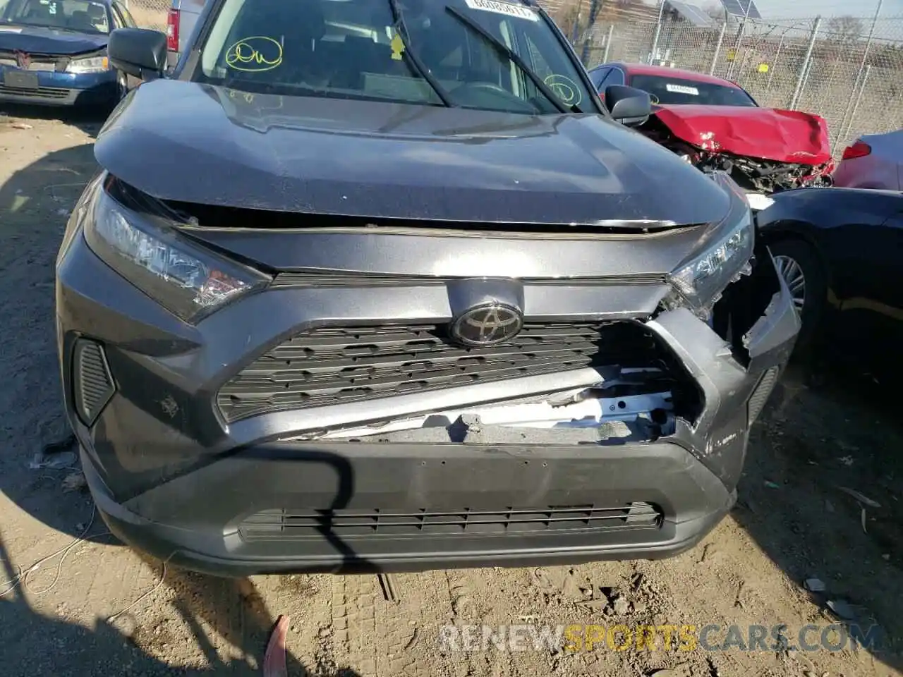 9 Photograph of a damaged car 2T3F1RFV1KC054860 TOYOTA RAV4 2019