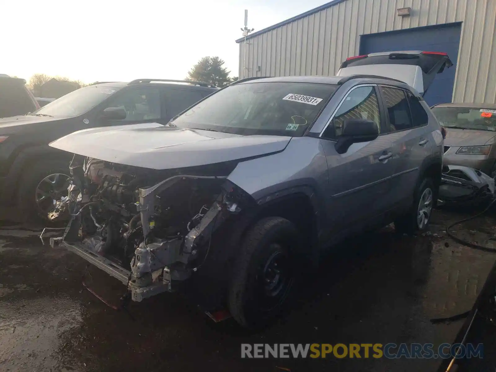 2 Photograph of a damaged car 2T3F1RFV1KC060609 TOYOTA RAV4 2019