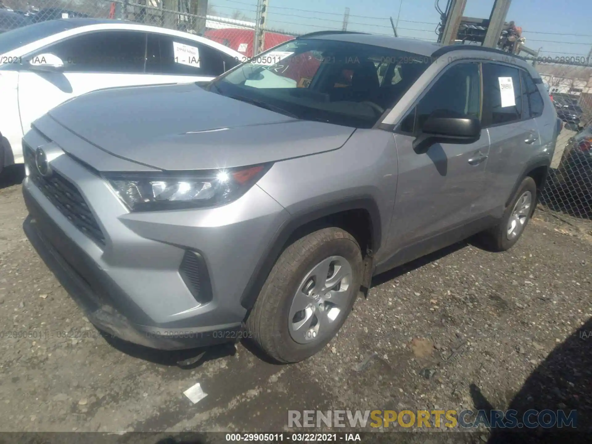 2 Фотография поврежденного автомобиля 2T3F1RFV1KW004166 TOYOTA RAV4 2019