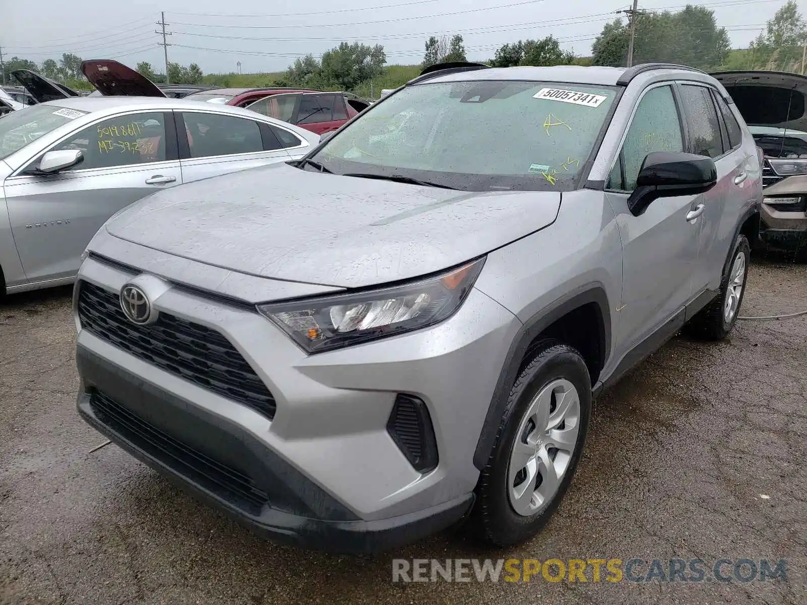 2 Photograph of a damaged car 2T3F1RFV1KW007469 TOYOTA RAV4 2019