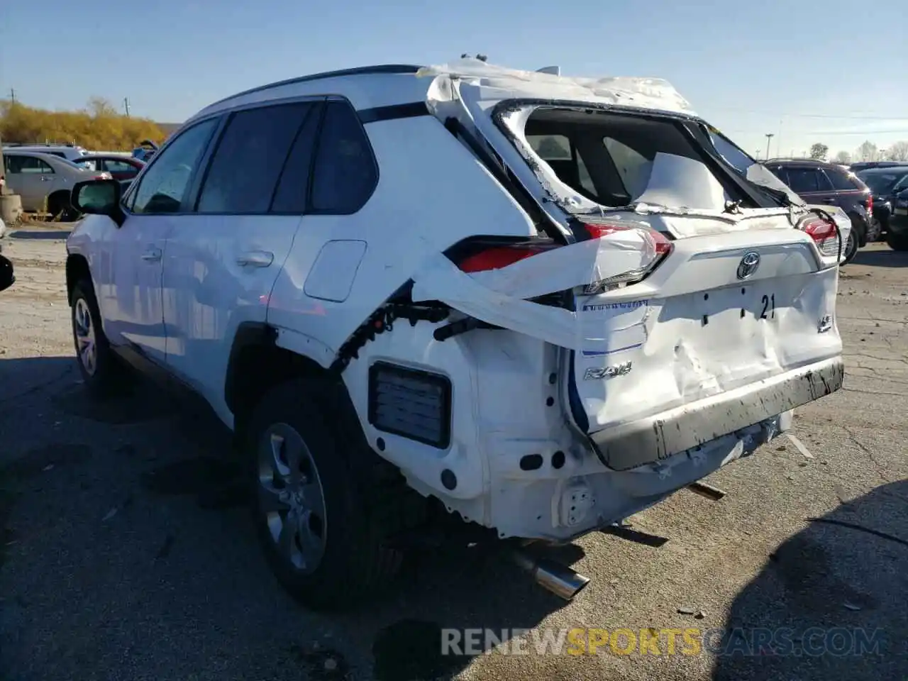 3 Photograph of a damaged car 2T3F1RFV1KW028323 TOYOTA RAV4 2019