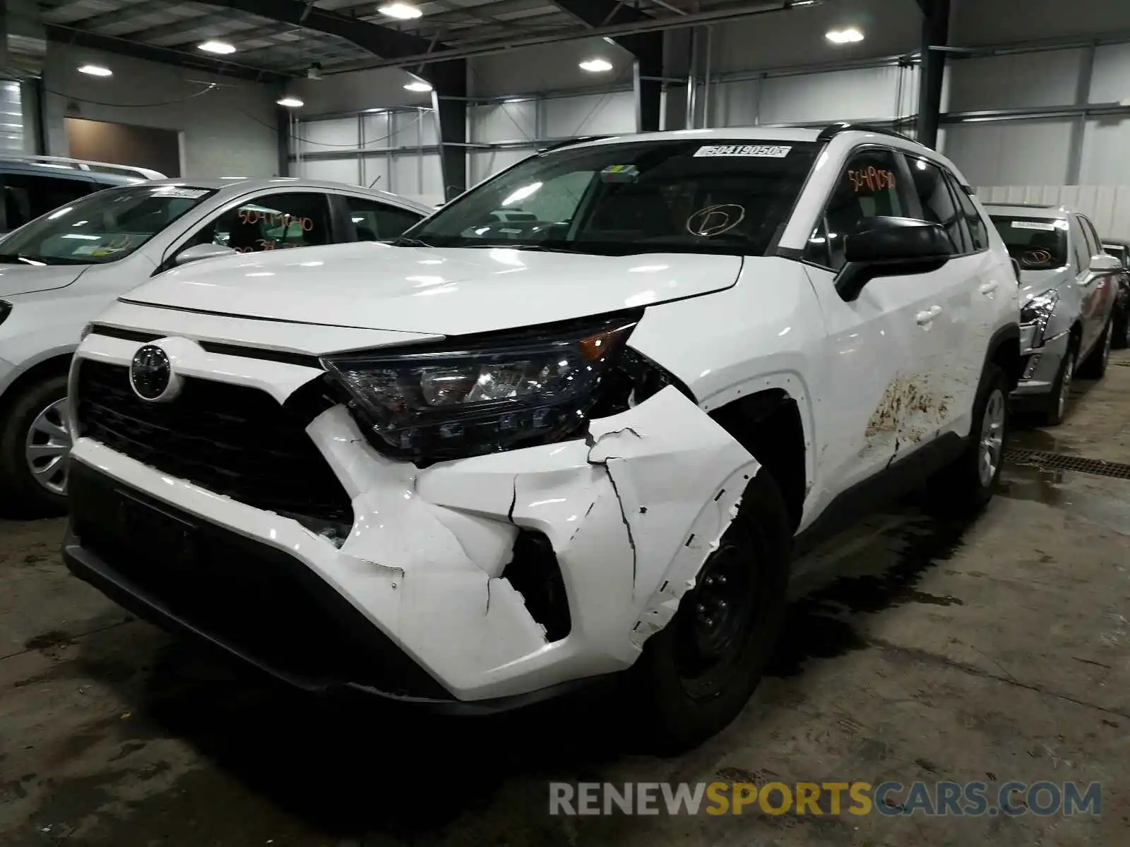 2 Photograph of a damaged car 2T3F1RFV1KW029407 TOYOTA RAV4 2019