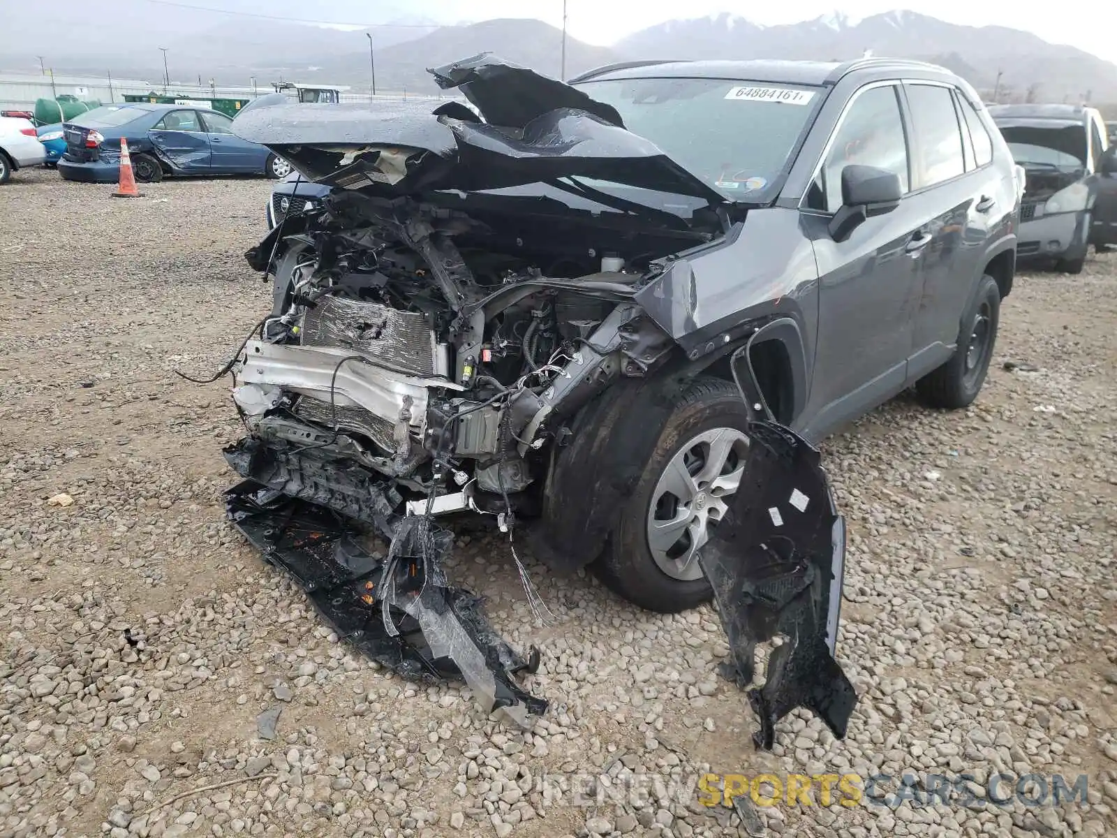 2 Photograph of a damaged car 2T3F1RFV1KW032551 TOYOTA RAV4 2019