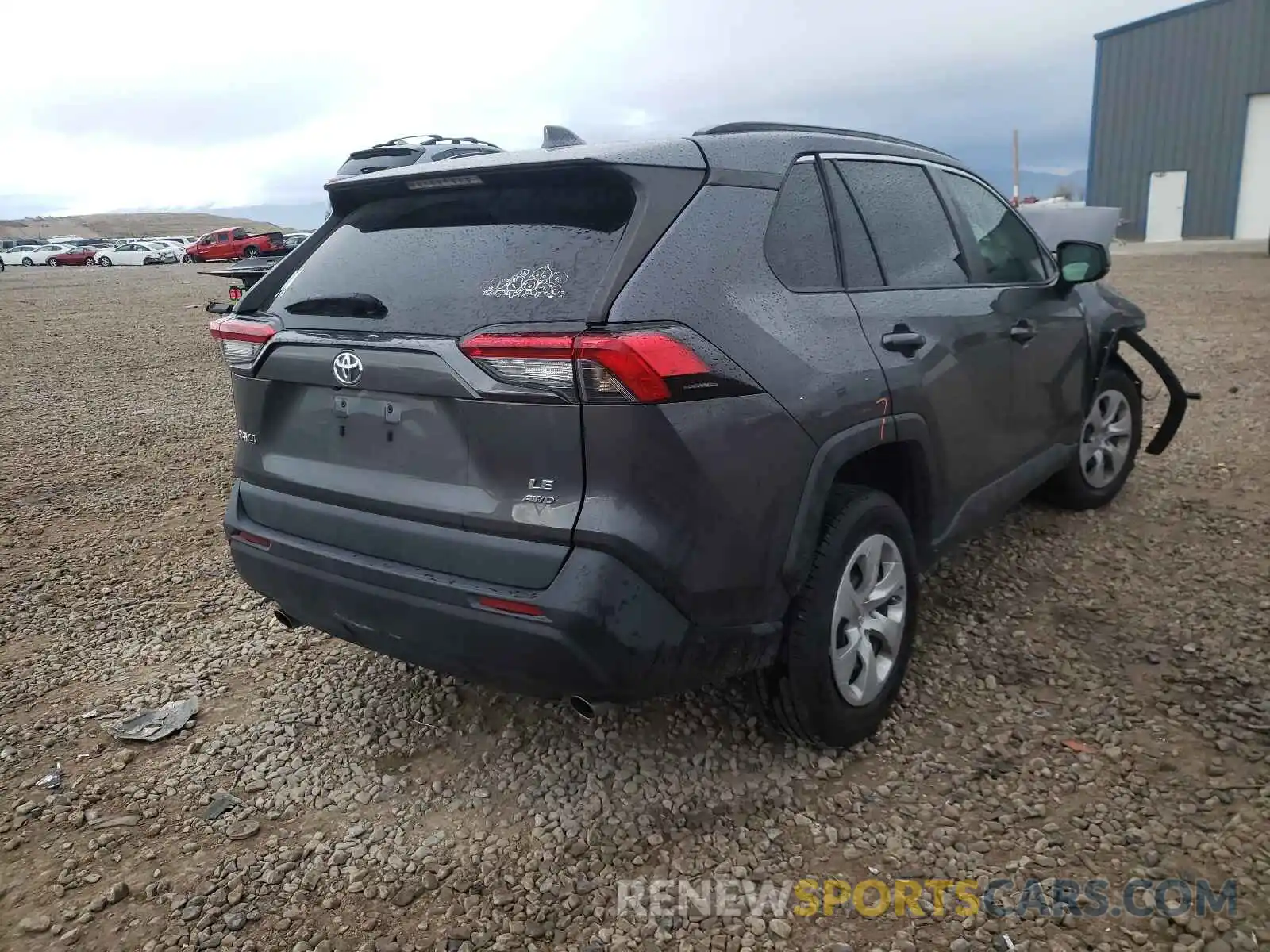 4 Photograph of a damaged car 2T3F1RFV1KW032551 TOYOTA RAV4 2019