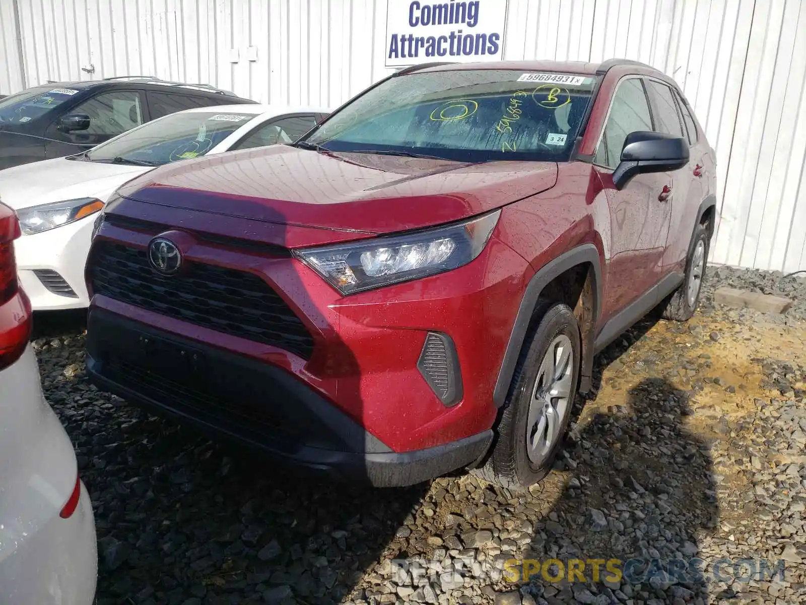 2 Photograph of a damaged car 2T3F1RFV1KW037345 TOYOTA RAV4 2019