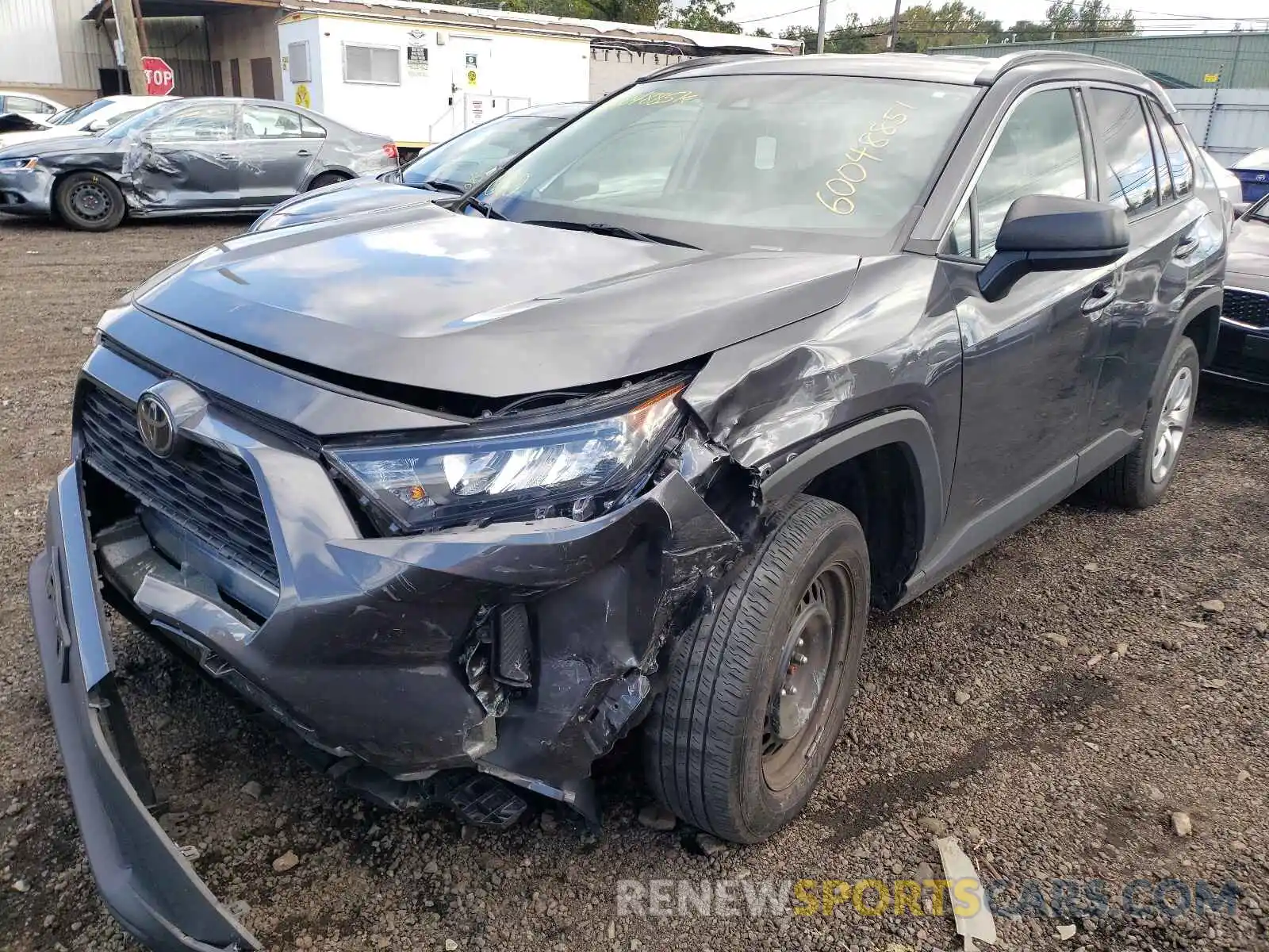 2 Photograph of a damaged car 2T3F1RFV1KW044957 TOYOTA RAV4 2019