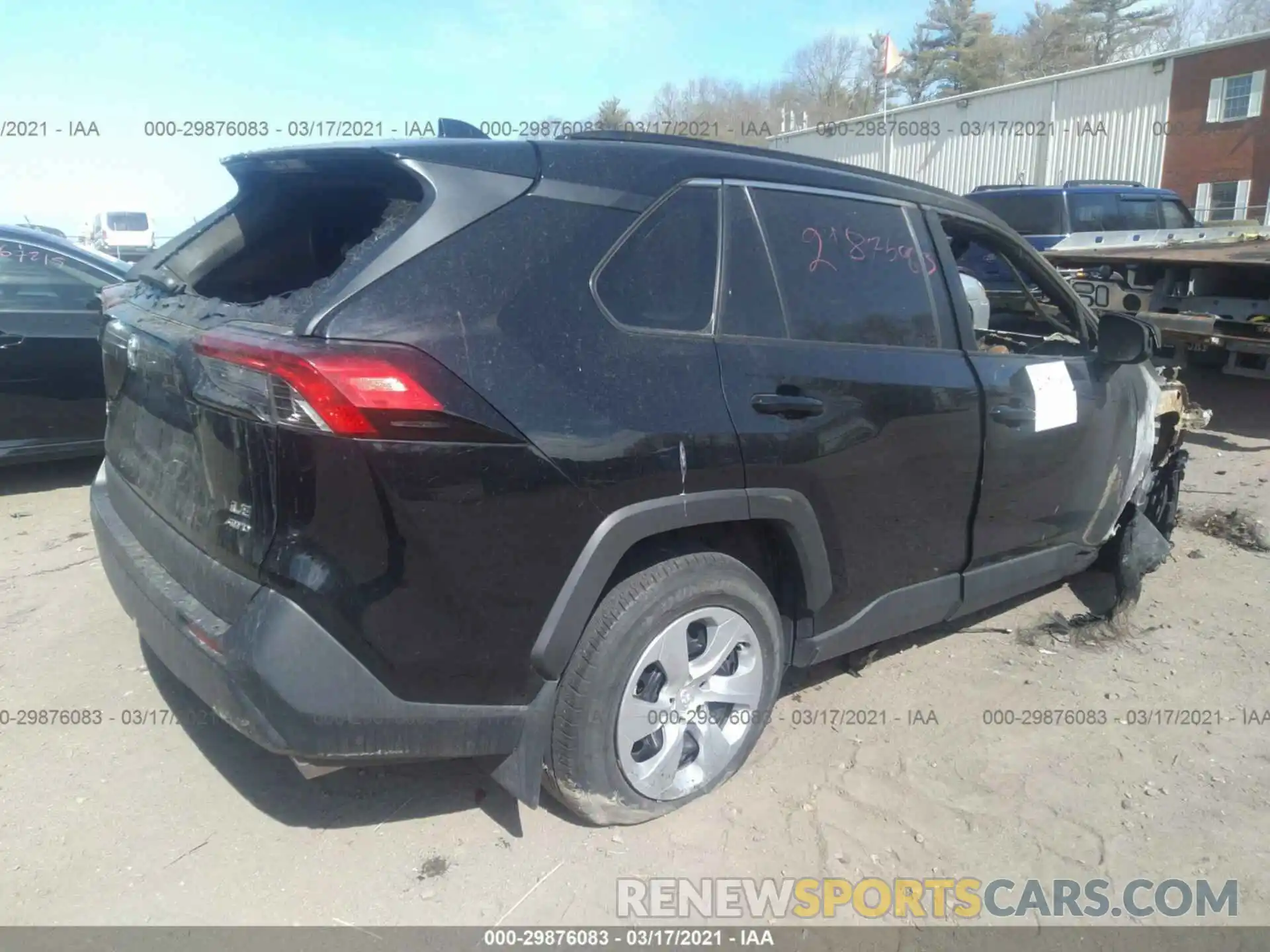 4 Photograph of a damaged car 2T3F1RFV1KW048085 TOYOTA RAV4 2019