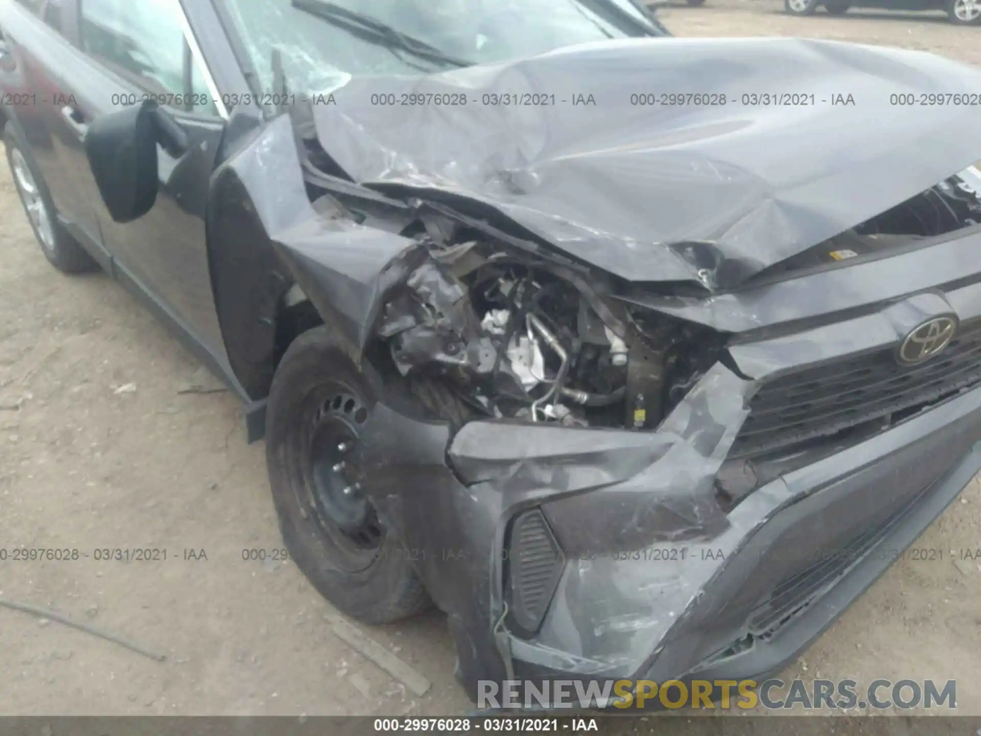 6 Photograph of a damaged car 2T3F1RFV1KW060365 TOYOTA RAV4 2019