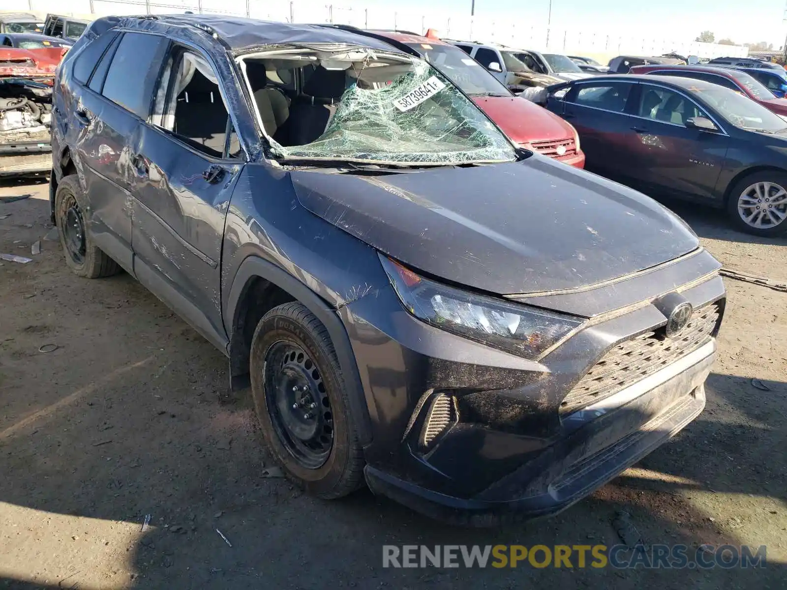 1 Фотография поврежденного автомобиля 2T3F1RFV1KW072323 TOYOTA RAV4 2019