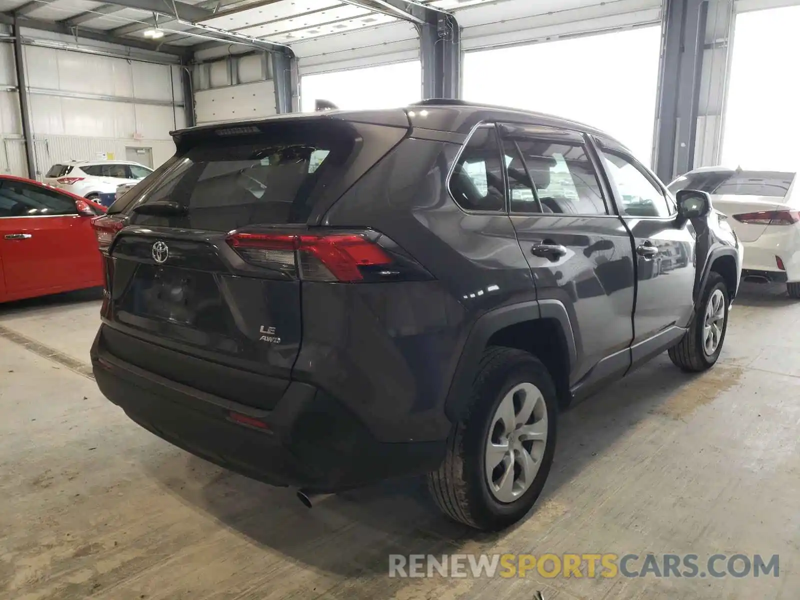 4 Photograph of a damaged car 2T3F1RFV1KW074959 TOYOTA RAV4 2019