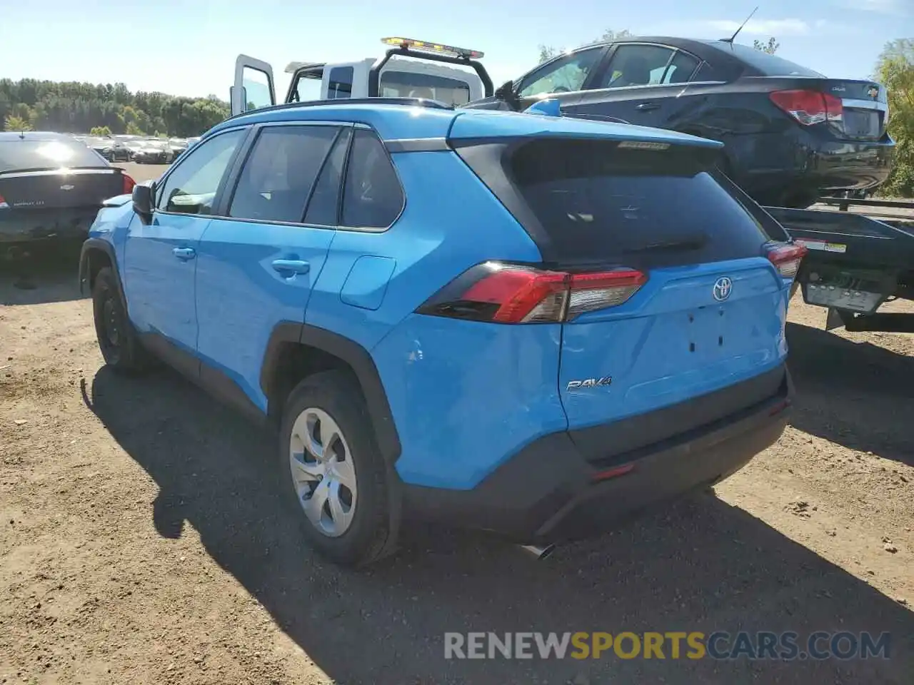 3 Photograph of a damaged car 2T3F1RFV1KW078719 TOYOTA RAV4 2019