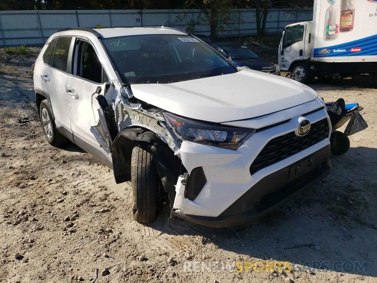 1 Photograph of a damaged car 2T3F1RFV2KC013864 TOYOTA RAV4 2019