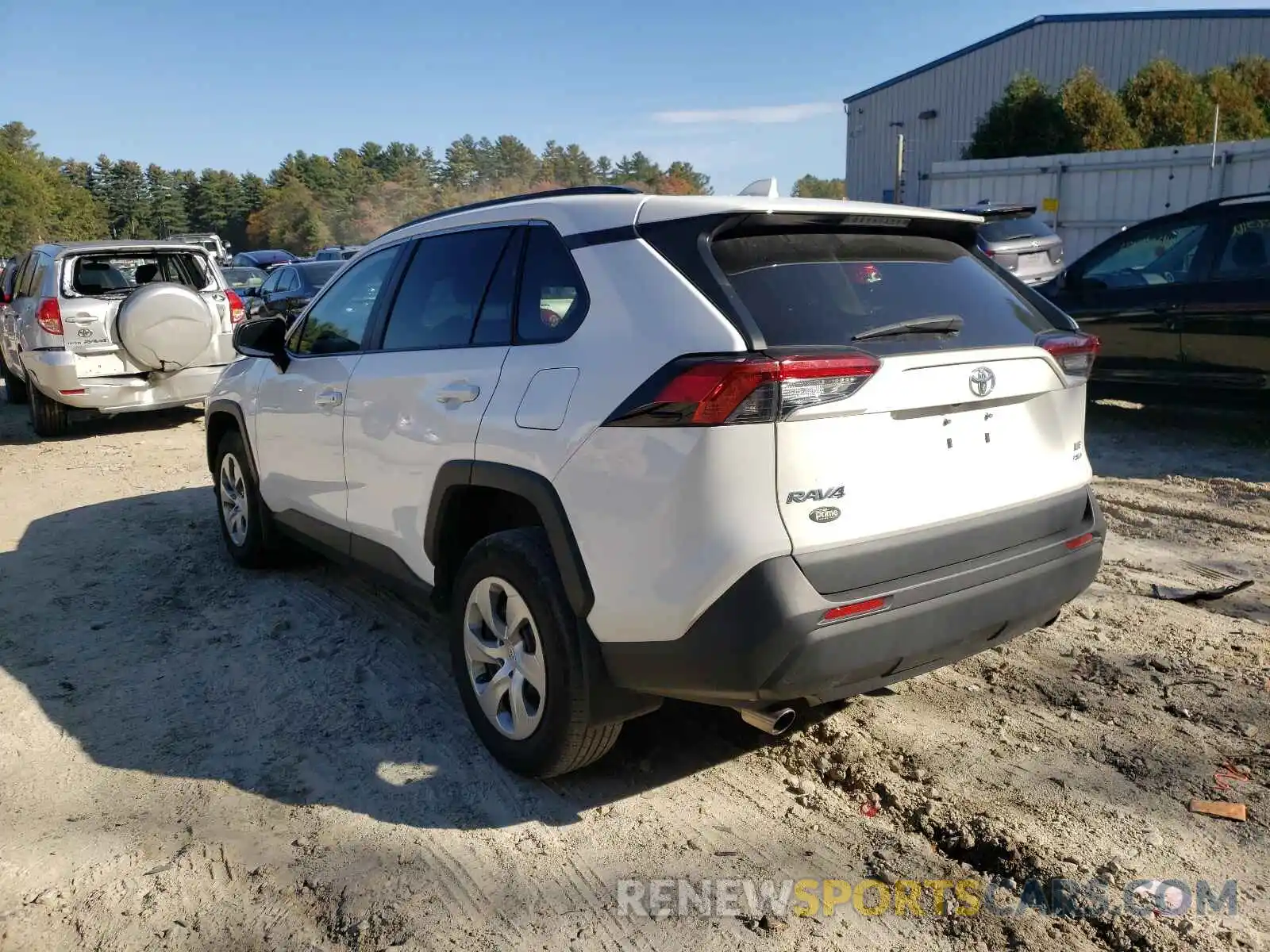 3 Photograph of a damaged car 2T3F1RFV2KC013864 TOYOTA RAV4 2019