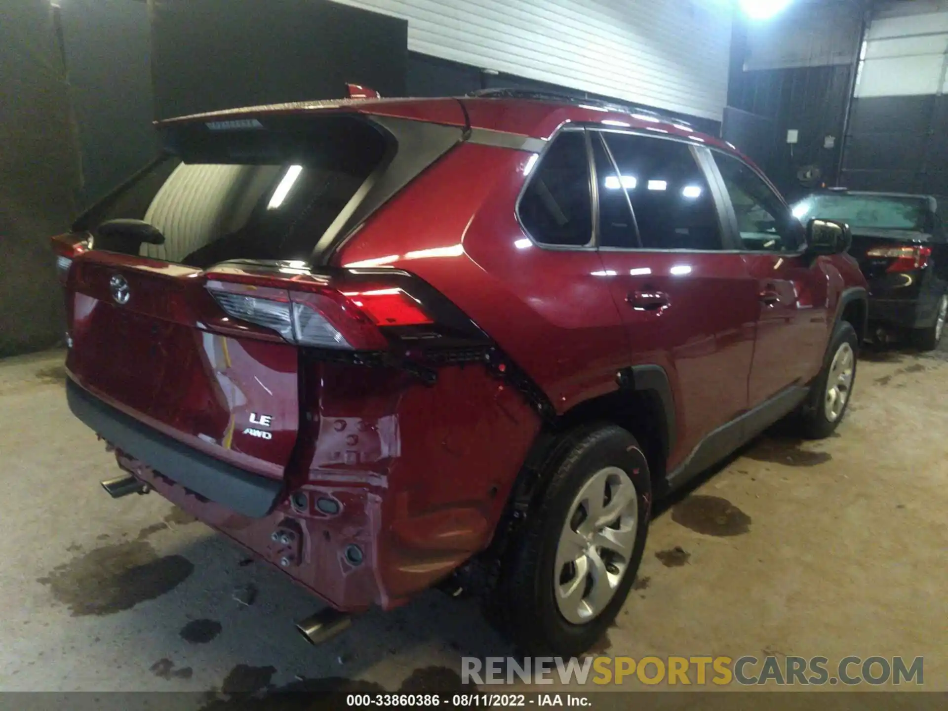 4 Photograph of a damaged car 2T3F1RFV2KC016764 TOYOTA RAV4 2019