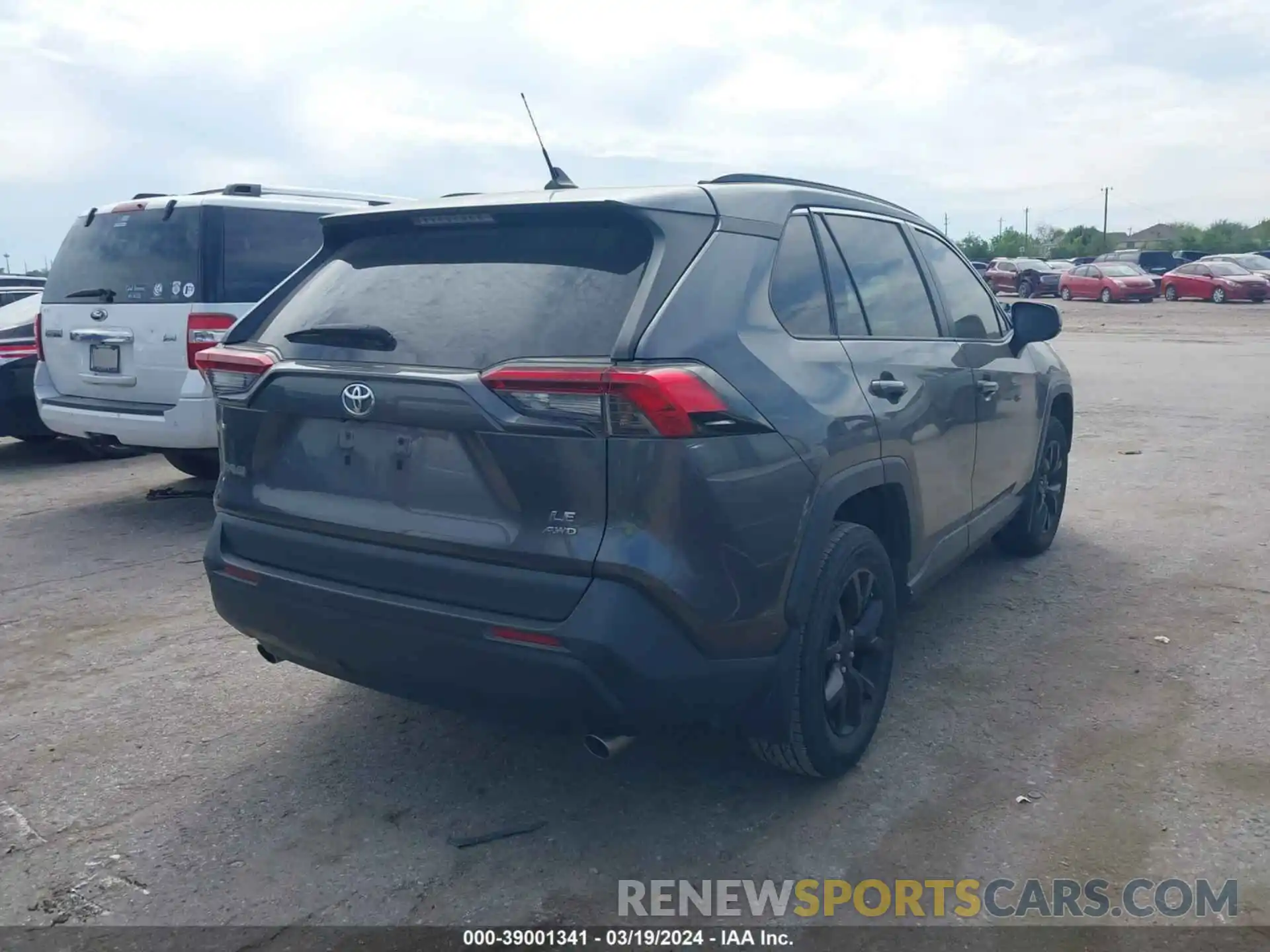 4 Photograph of a damaged car 2T3F1RFV2KC019521 TOYOTA RAV4 2019