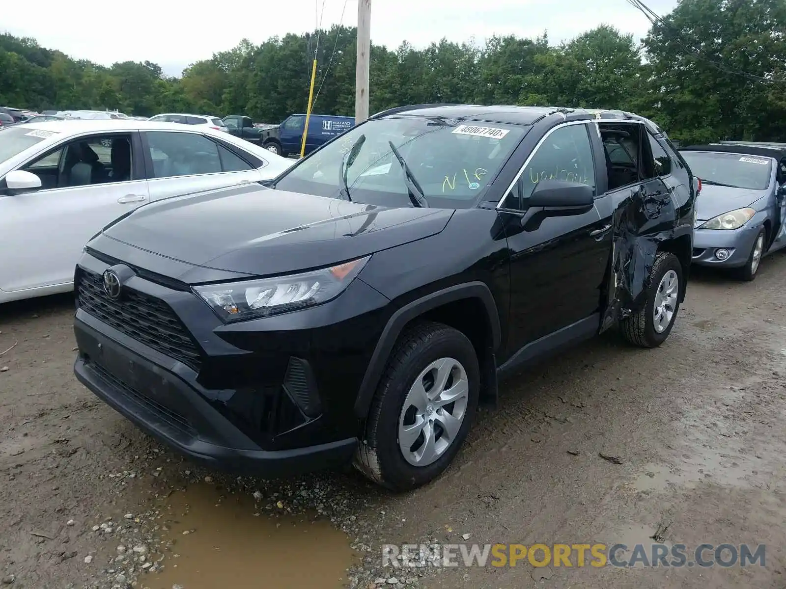 2 Фотография поврежденного автомобиля 2T3F1RFV2KC020376 TOYOTA RAV4 2019