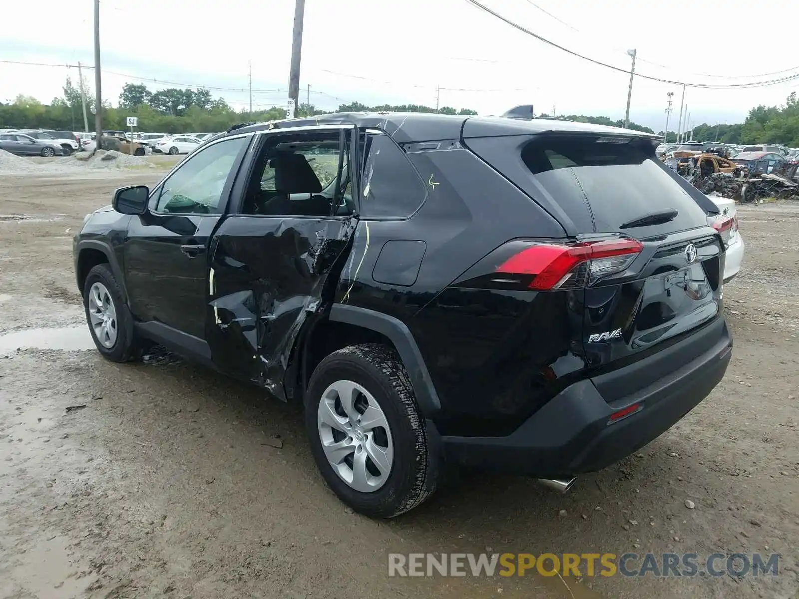 3 Photograph of a damaged car 2T3F1RFV2KC020376 TOYOTA RAV4 2019