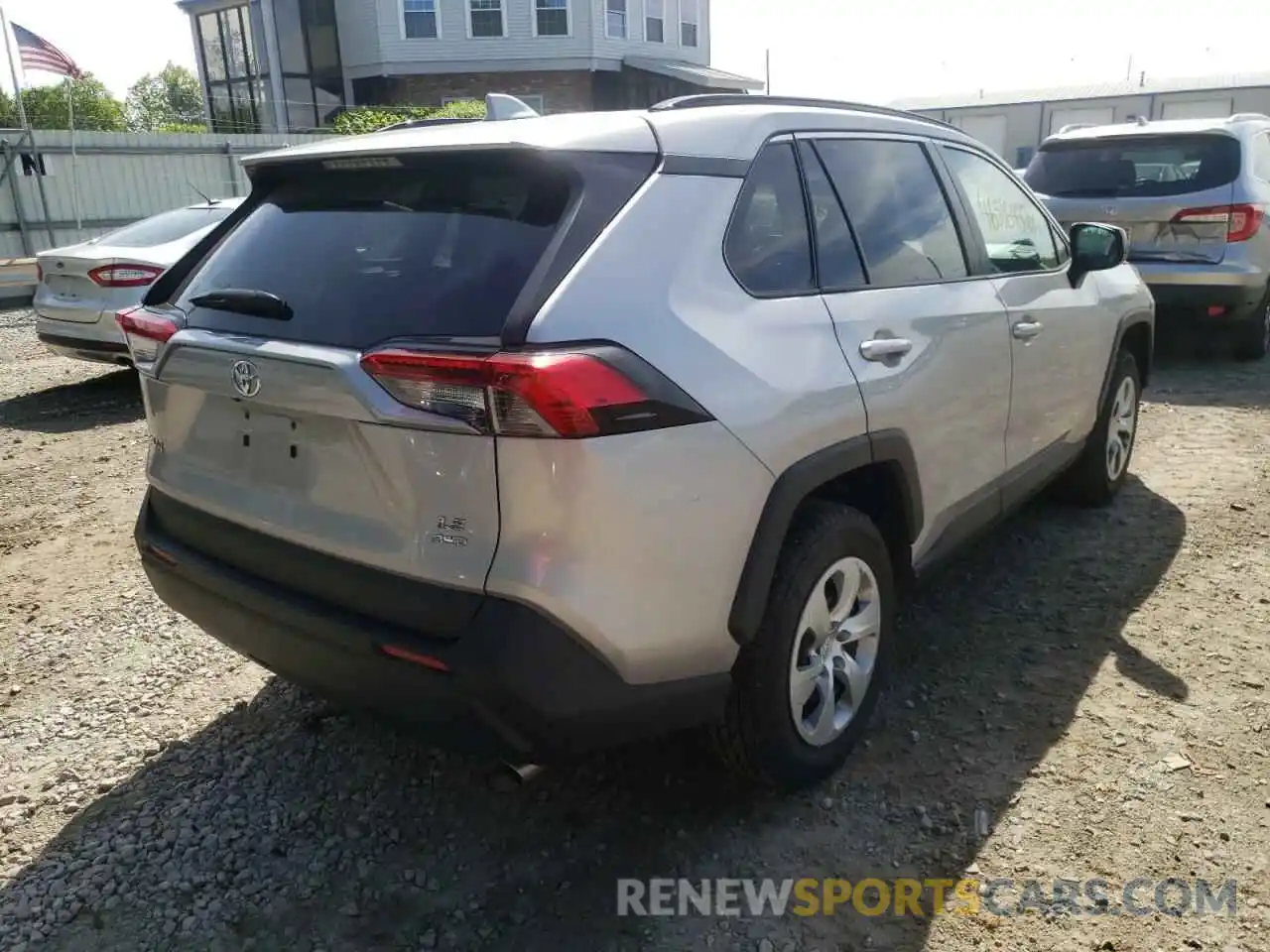 4 Photograph of a damaged car 2T3F1RFV2KC028445 TOYOTA RAV4 2019