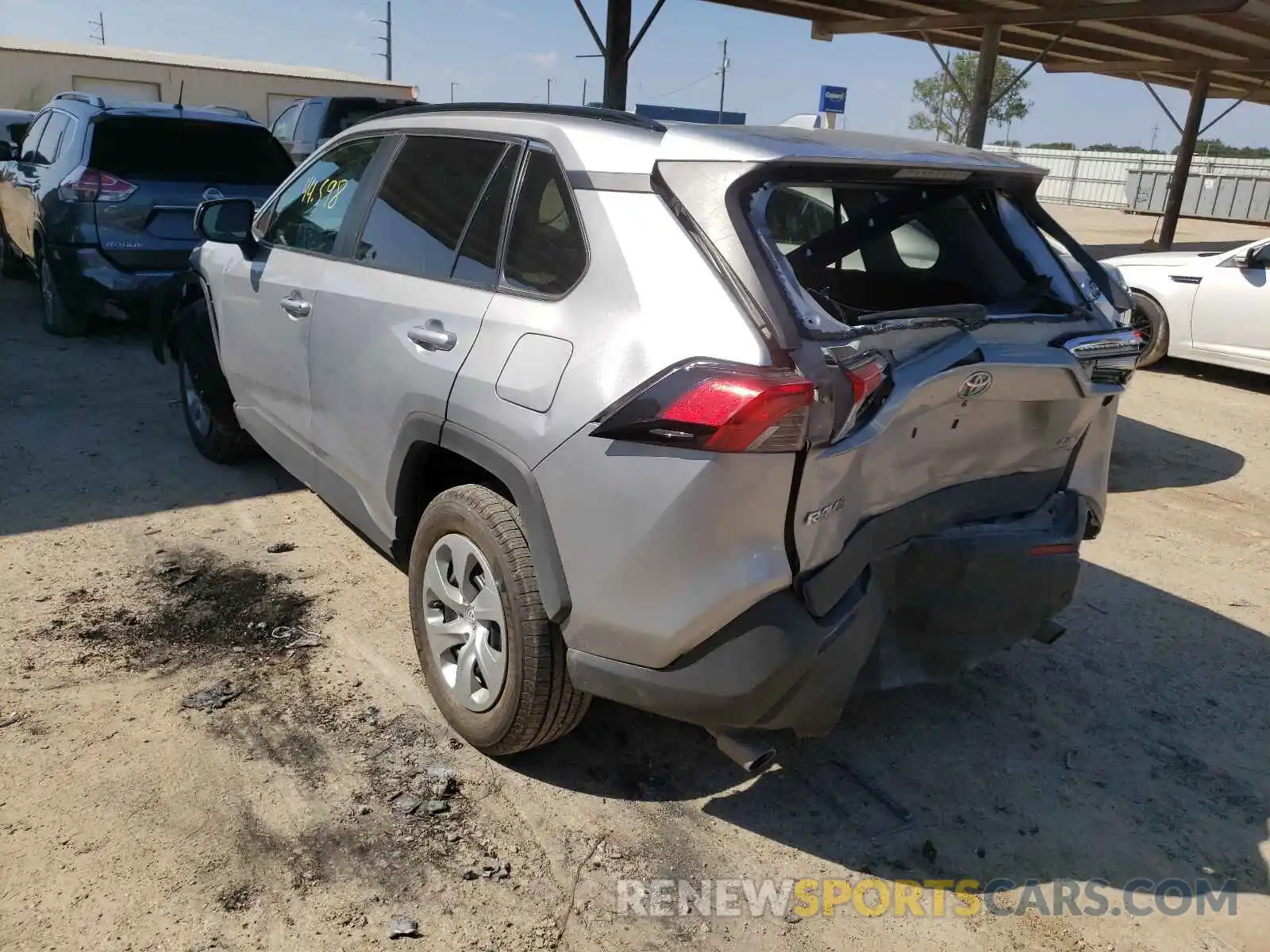 3 Photograph of a damaged car 2T3F1RFV2KC028851 TOYOTA RAV4 2019