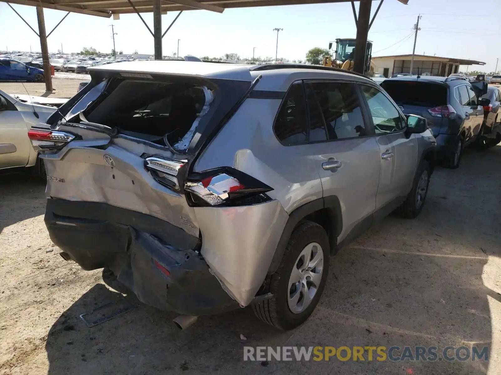 4 Photograph of a damaged car 2T3F1RFV2KC028851 TOYOTA RAV4 2019