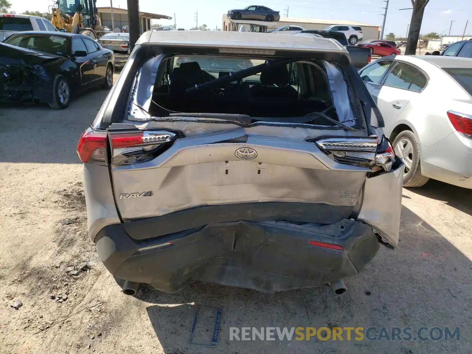 9 Photograph of a damaged car 2T3F1RFV2KC028851 TOYOTA RAV4 2019