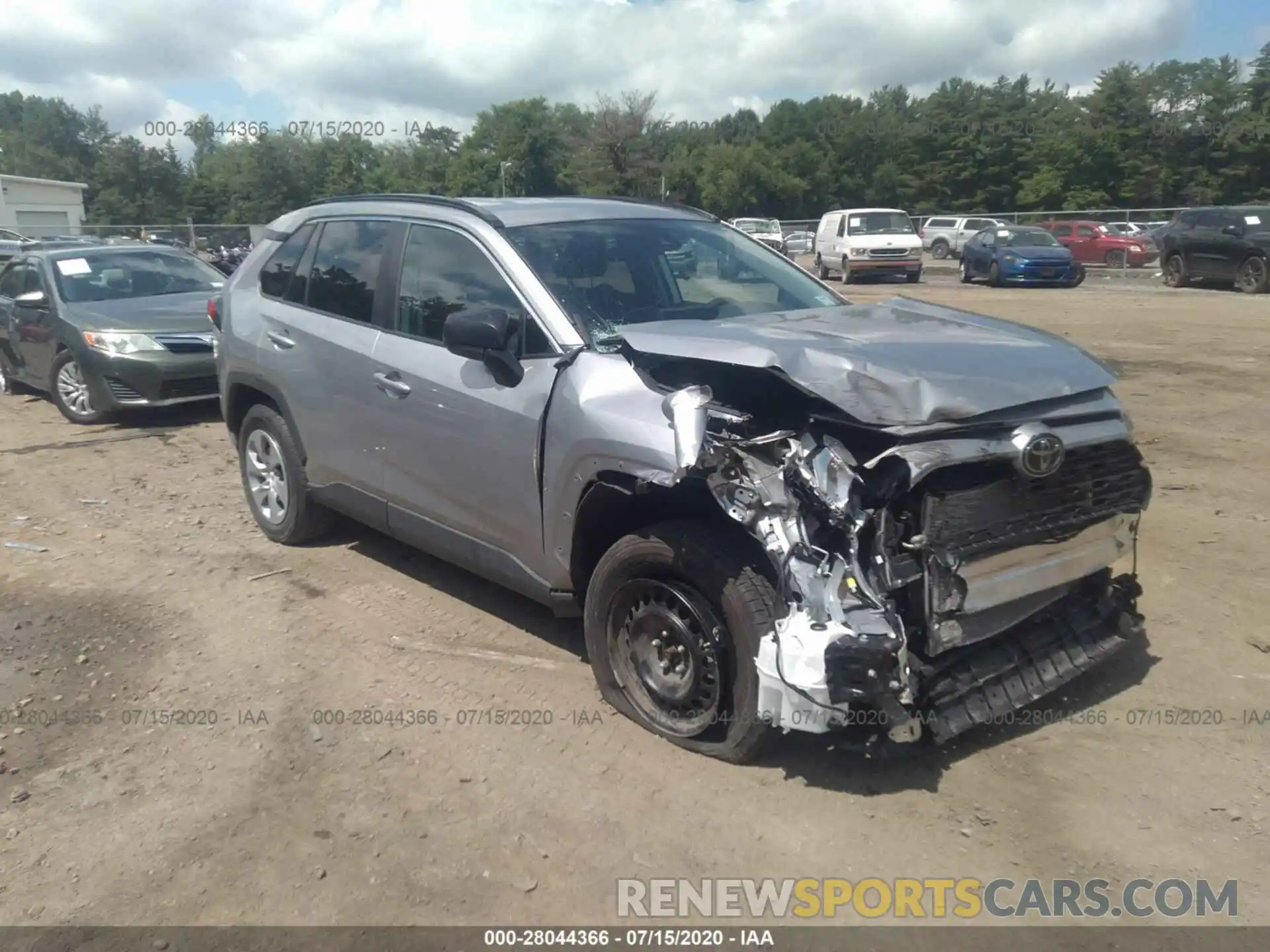 1 Photograph of a damaged car 2T3F1RFV2KC030003 TOYOTA RAV4 2019