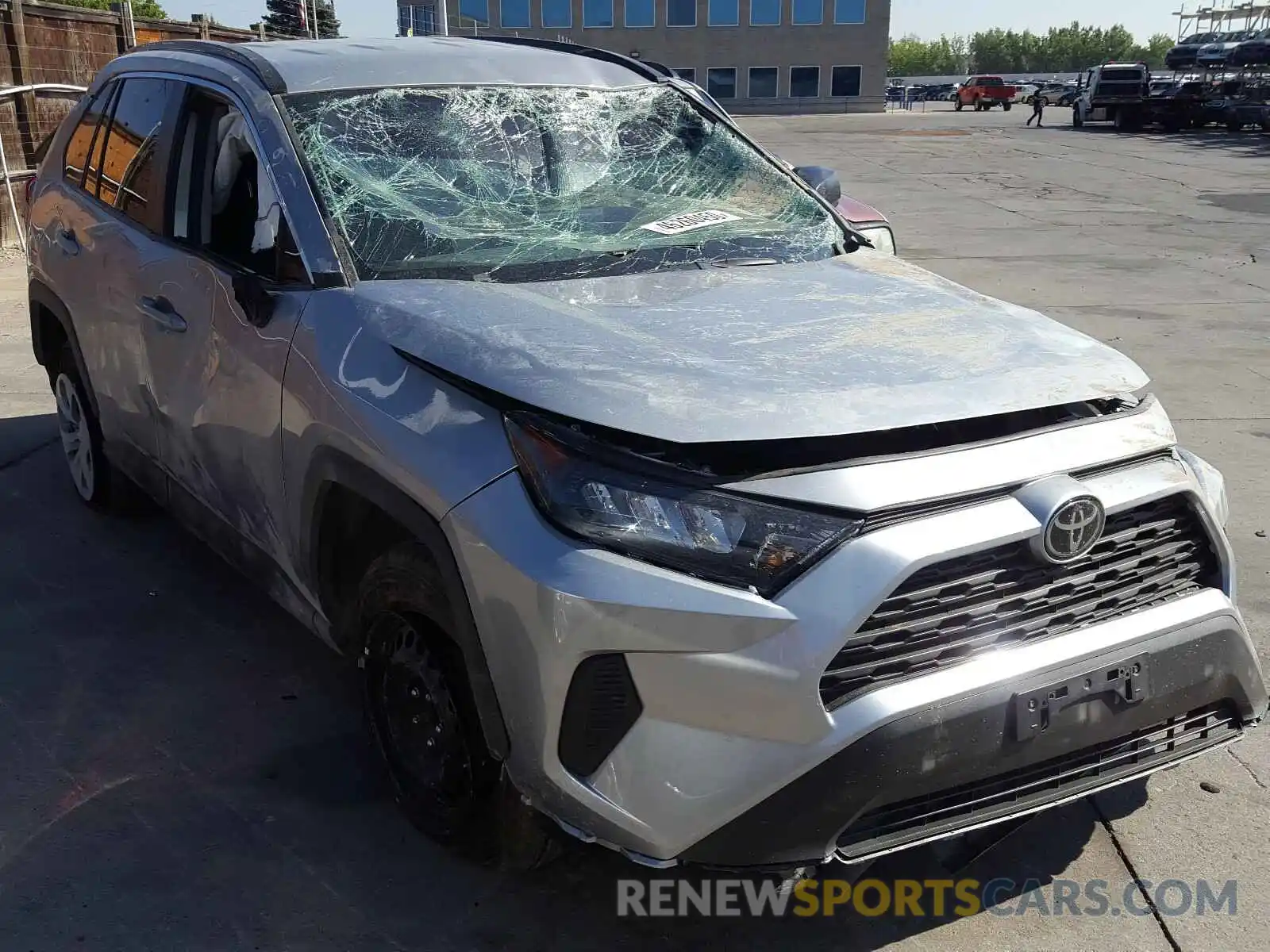 1 Photograph of a damaged car 2T3F1RFV2KC049585 TOYOTA RAV4 2019