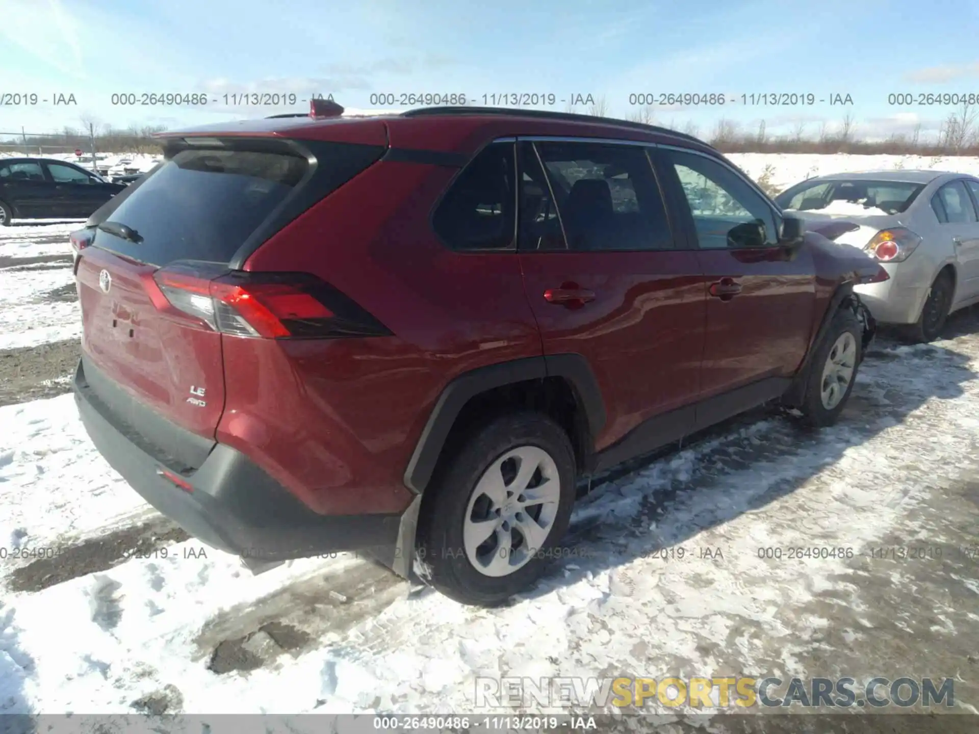 4 Фотография поврежденного автомобиля 2T3F1RFV2KC055788 TOYOTA RAV4 2019