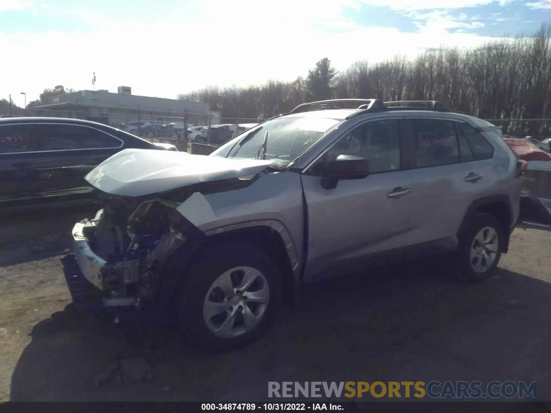 2 Photograph of a damaged car 2T3F1RFV2KW001843 TOYOTA RAV4 2019