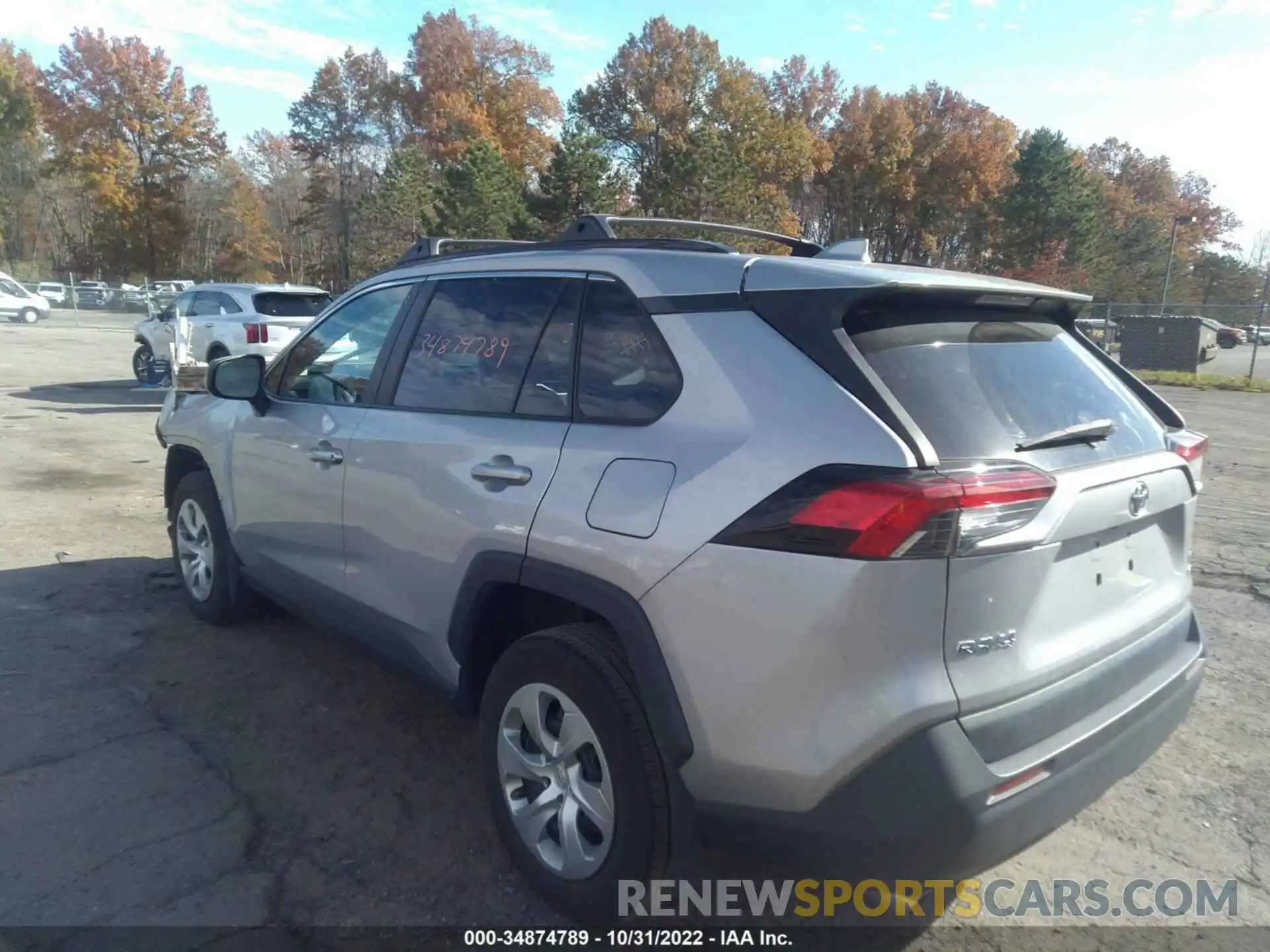 3 Photograph of a damaged car 2T3F1RFV2KW001843 TOYOTA RAV4 2019