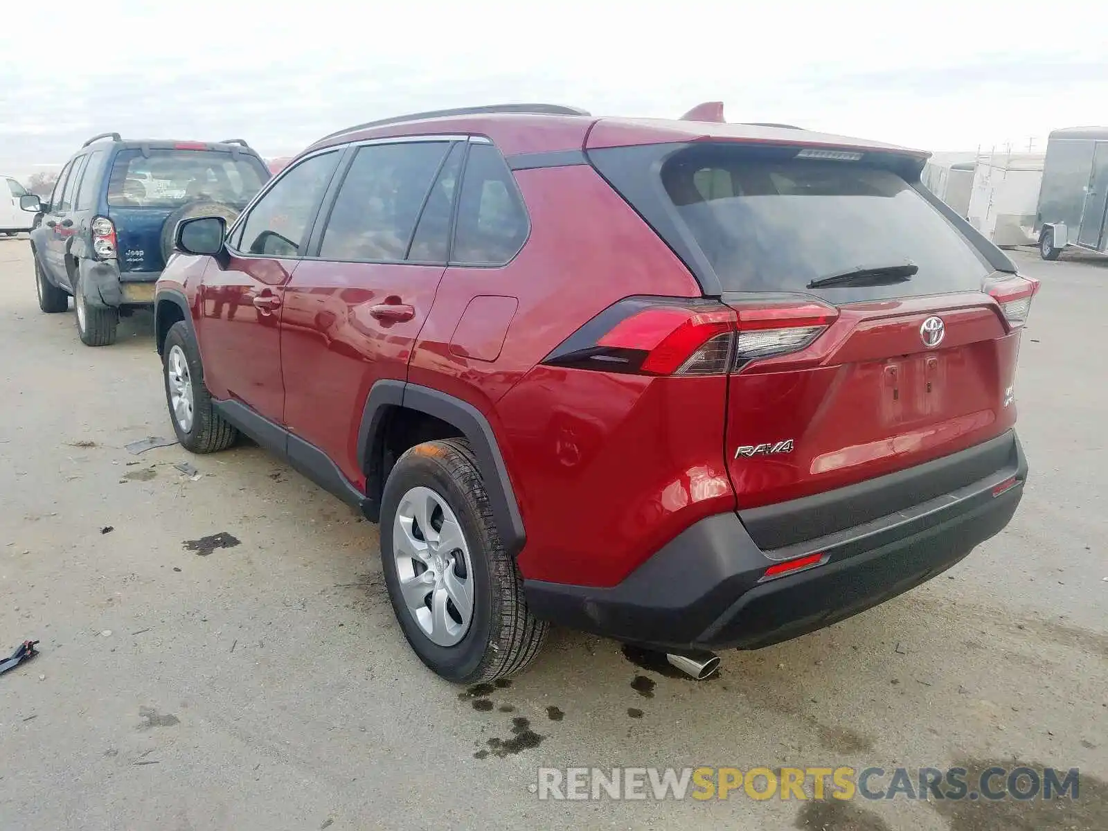 3 Фотография поврежденного автомобиля 2T3F1RFV2KW003592 TOYOTA RAV4 2019