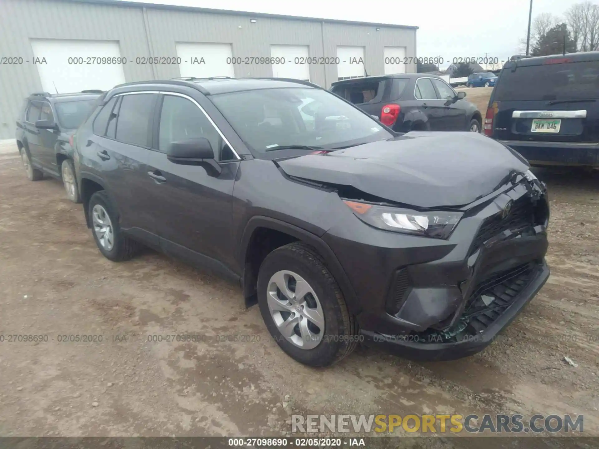 1 Photograph of a damaged car 2T3F1RFV2KW009859 TOYOTA RAV4 2019