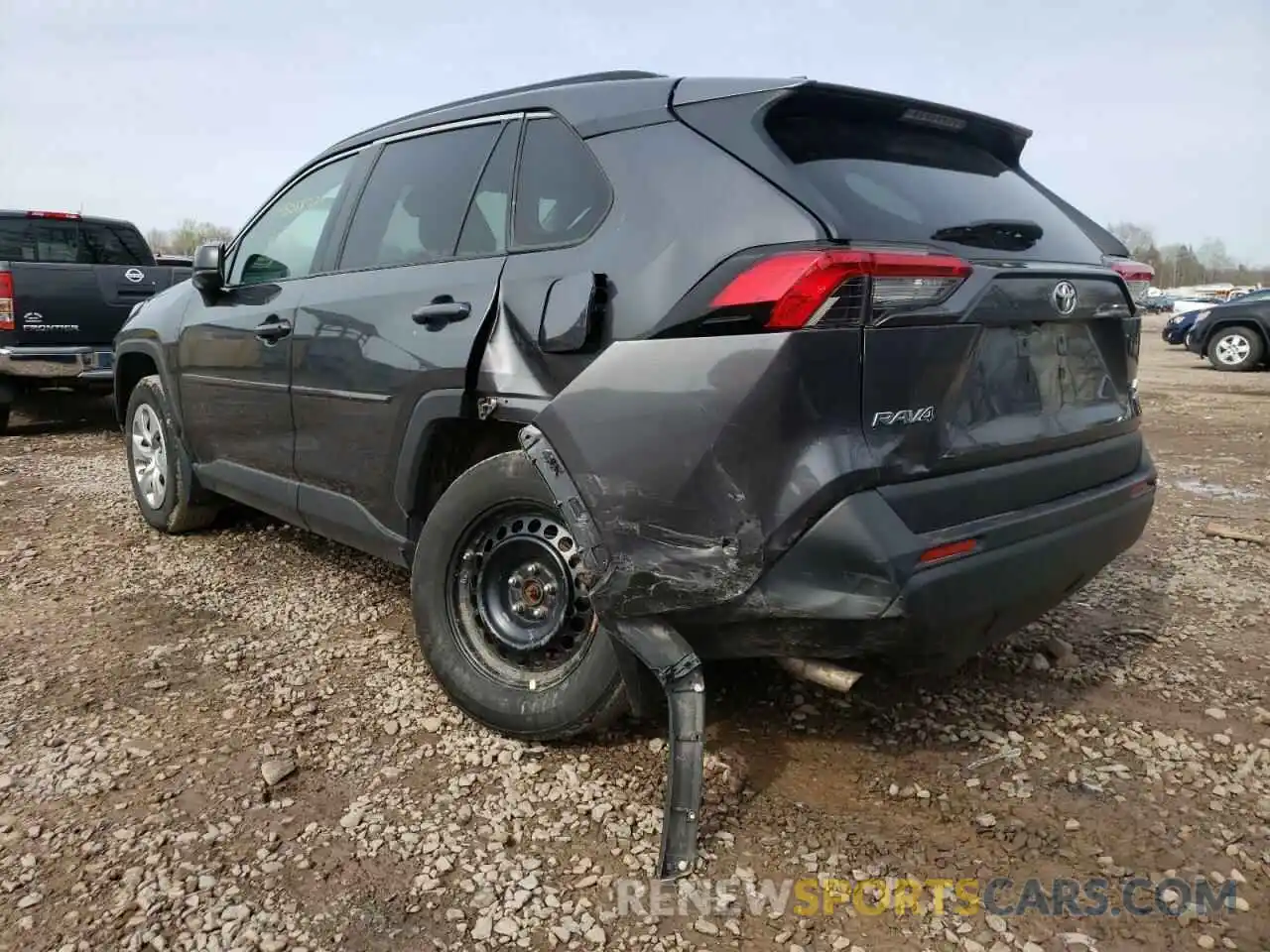 3 Photograph of a damaged car 2T3F1RFV2KW021431 TOYOTA RAV4 2019