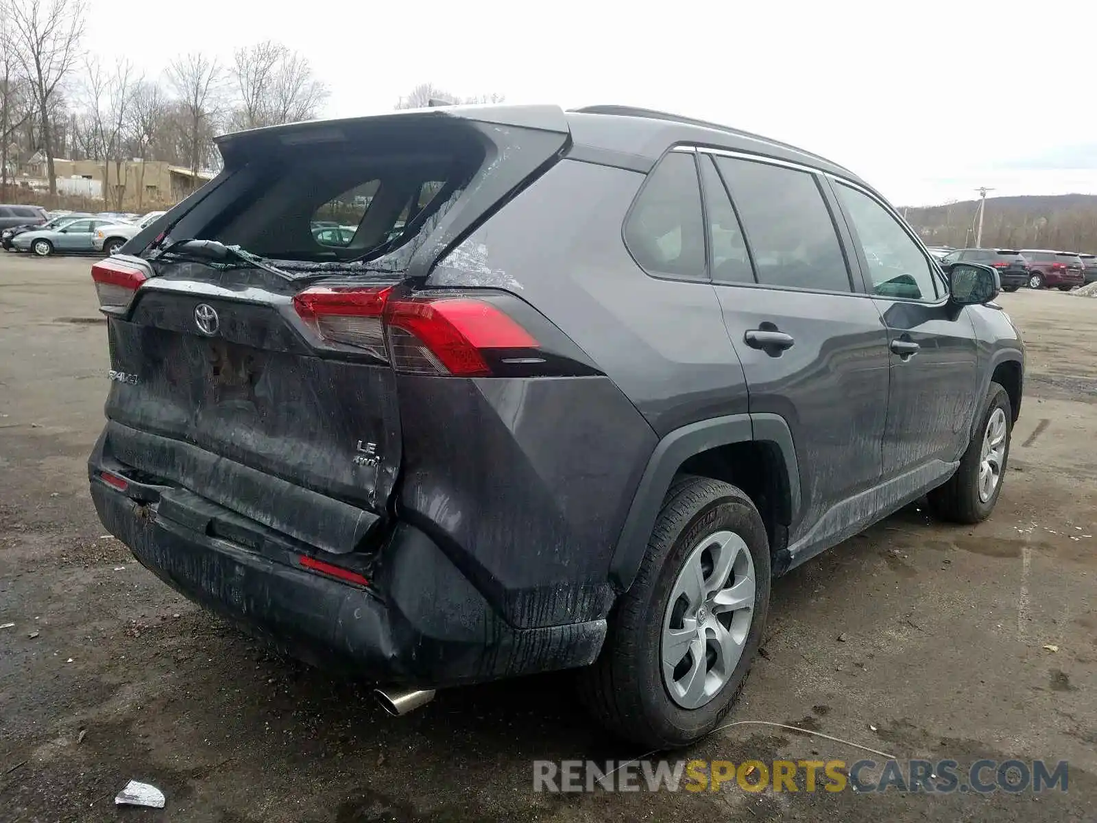 4 Photograph of a damaged car 2T3F1RFV2KW026421 TOYOTA RAV4 2019