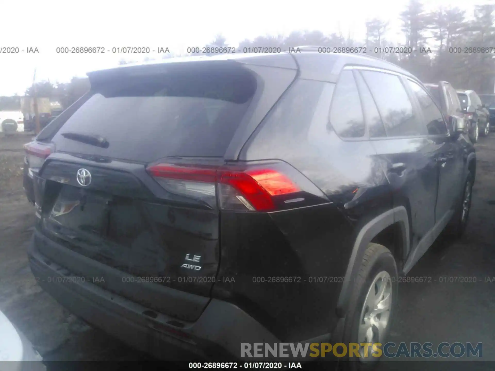 4 Photograph of a damaged car 2T3F1RFV2KW026452 TOYOTA RAV4 2019